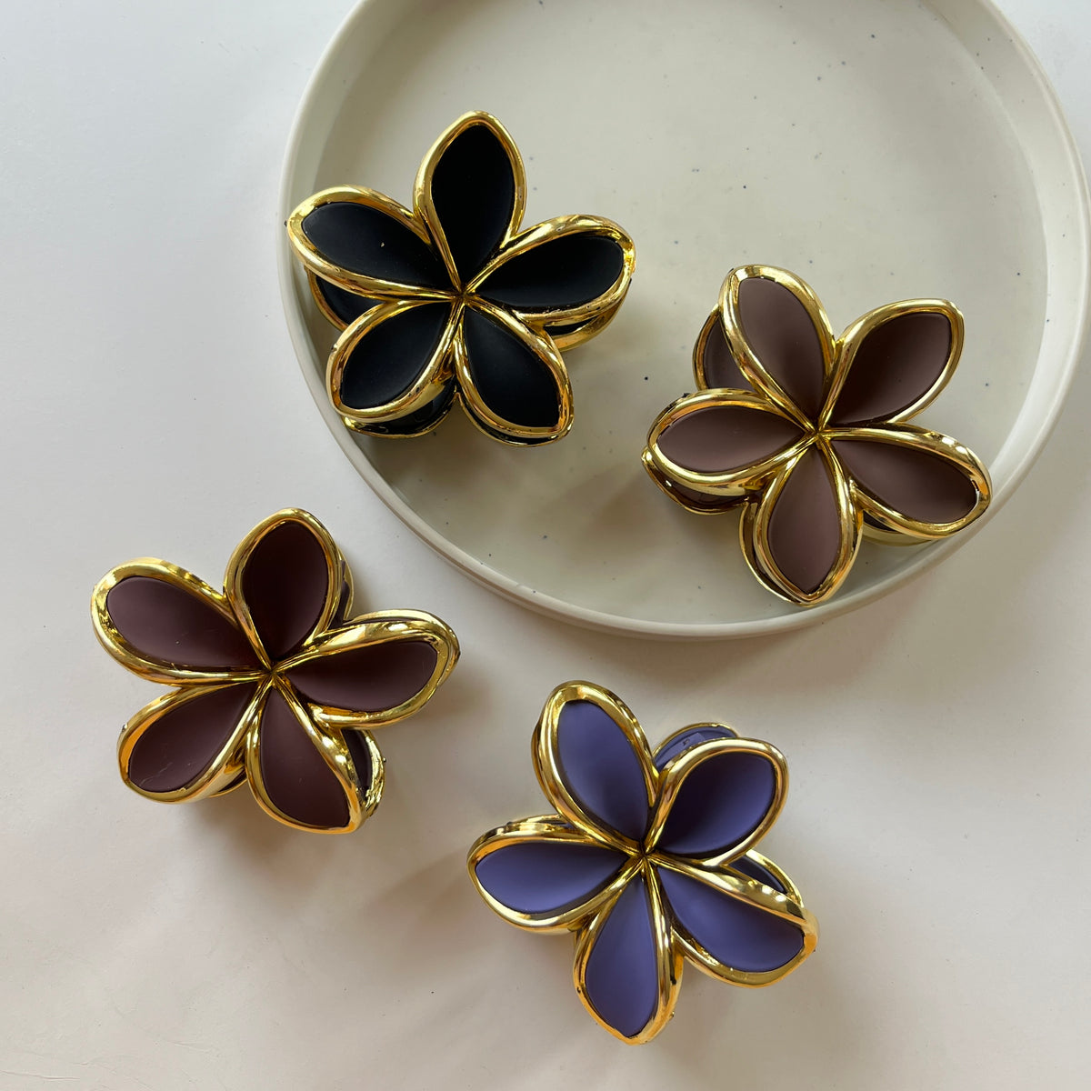 Flower Hair Claw Clip – Large