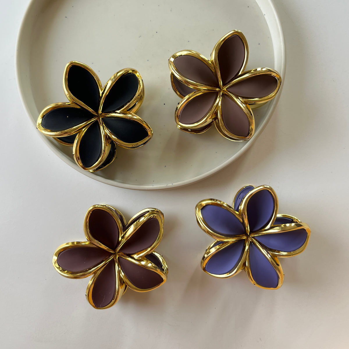 Flower Hair Claw Clip – Large