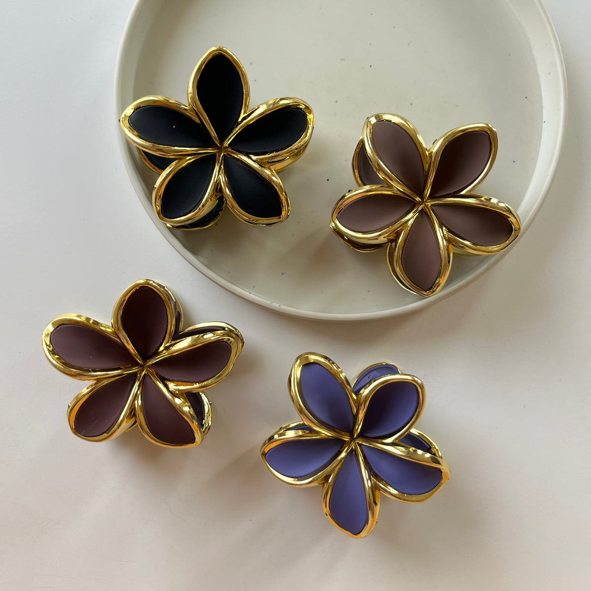 Flower Hair Claw Clip – Large