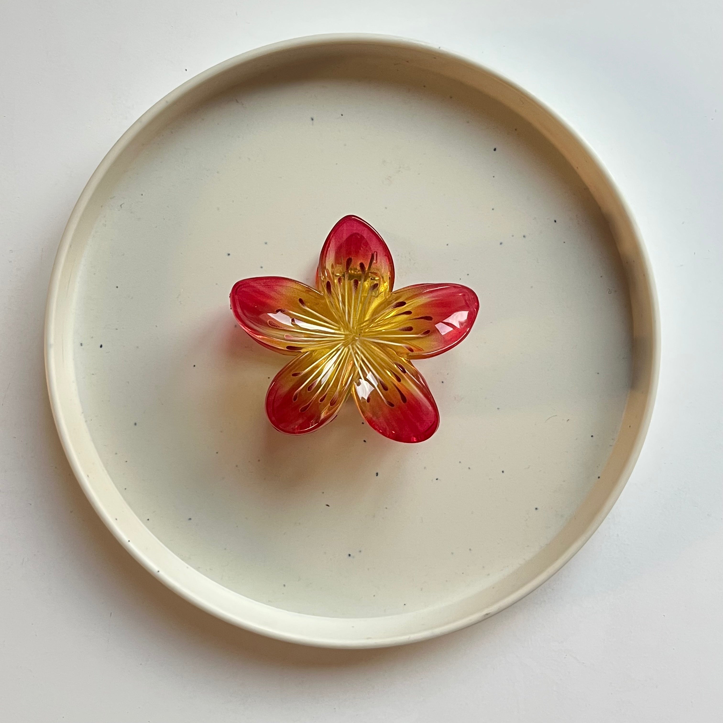 Radiant Petal Bloom Hair Claw