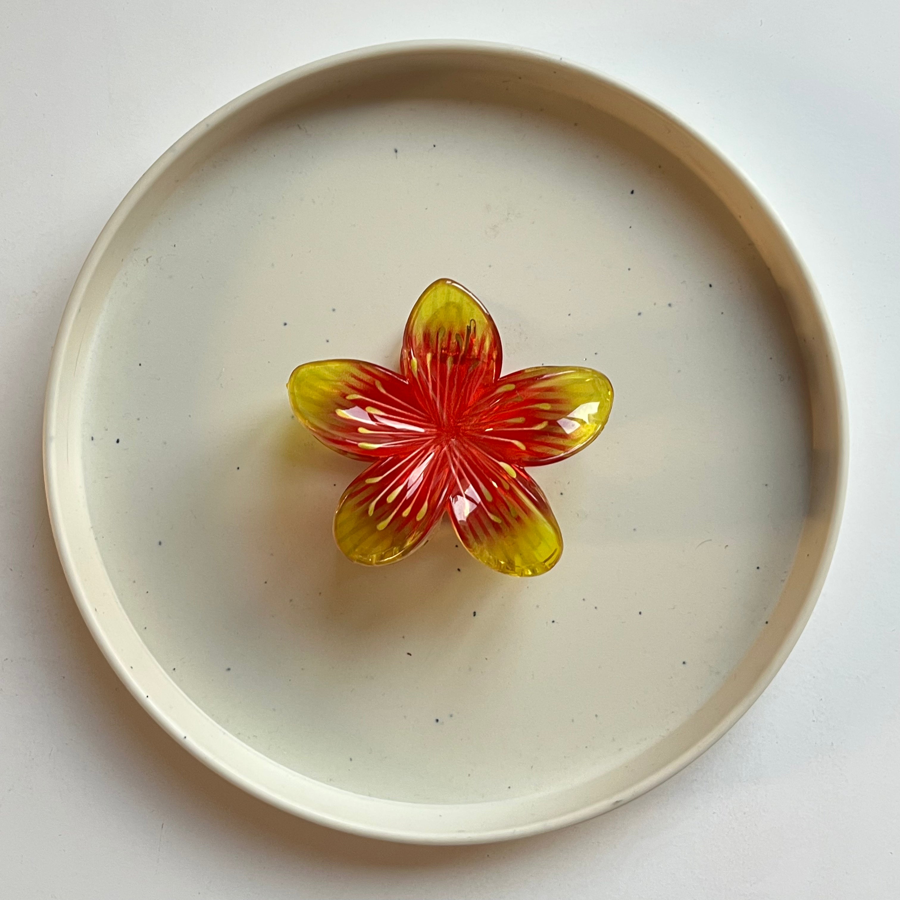 Radiant Petal Bloom Hair Claw