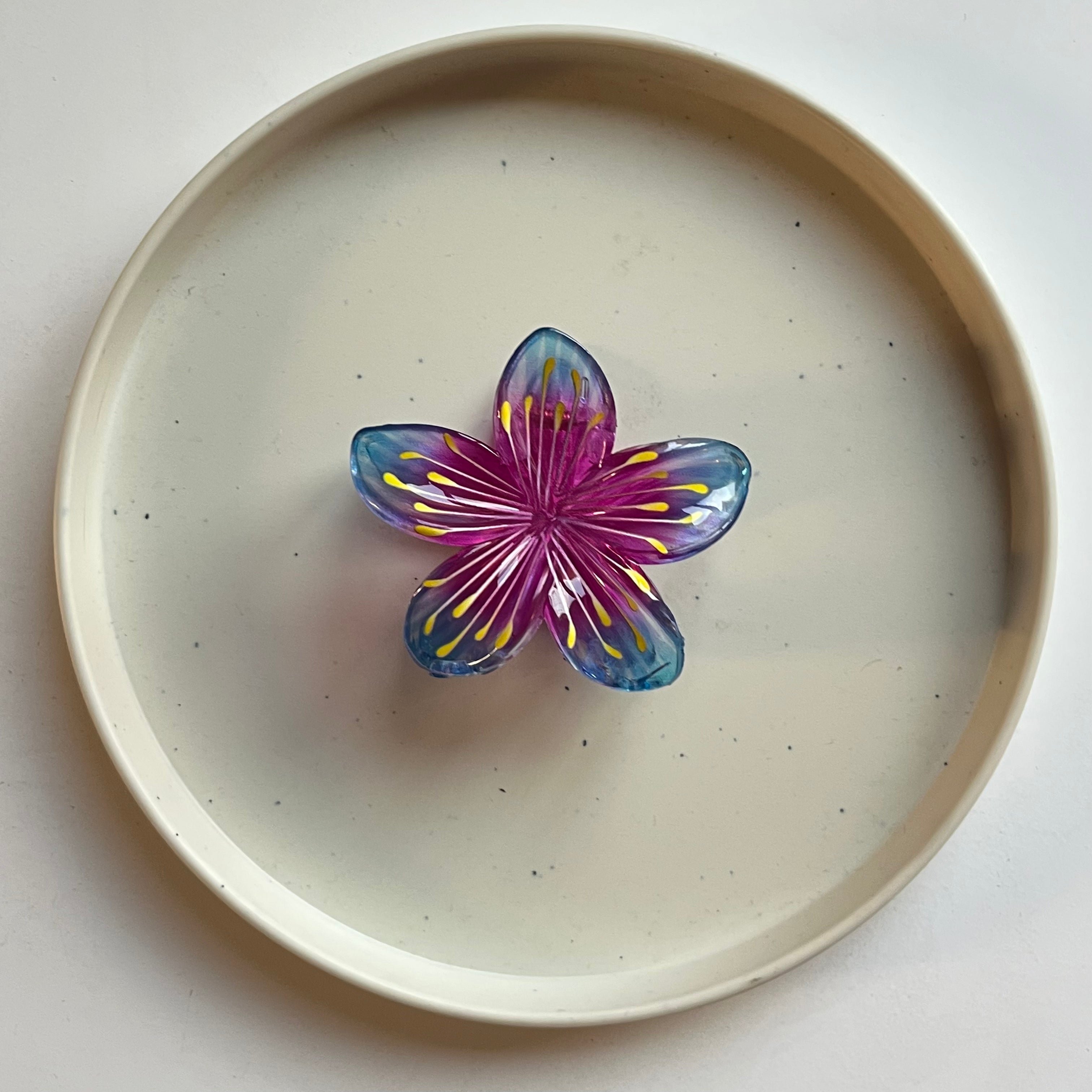 Radiant Petal Bloom Hair Claw