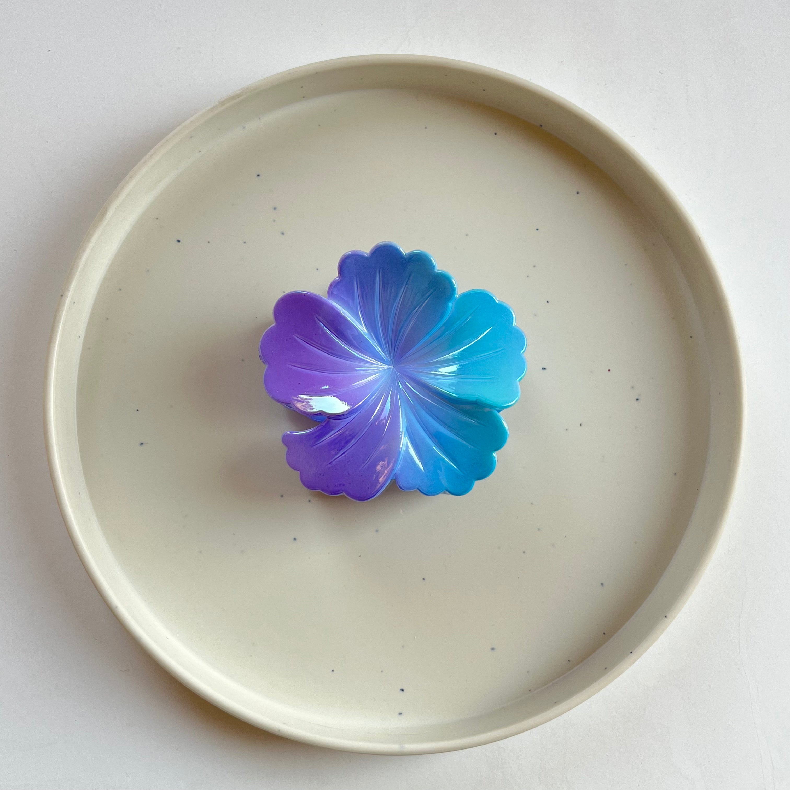 Iridescent Bloom Large Hair Claw