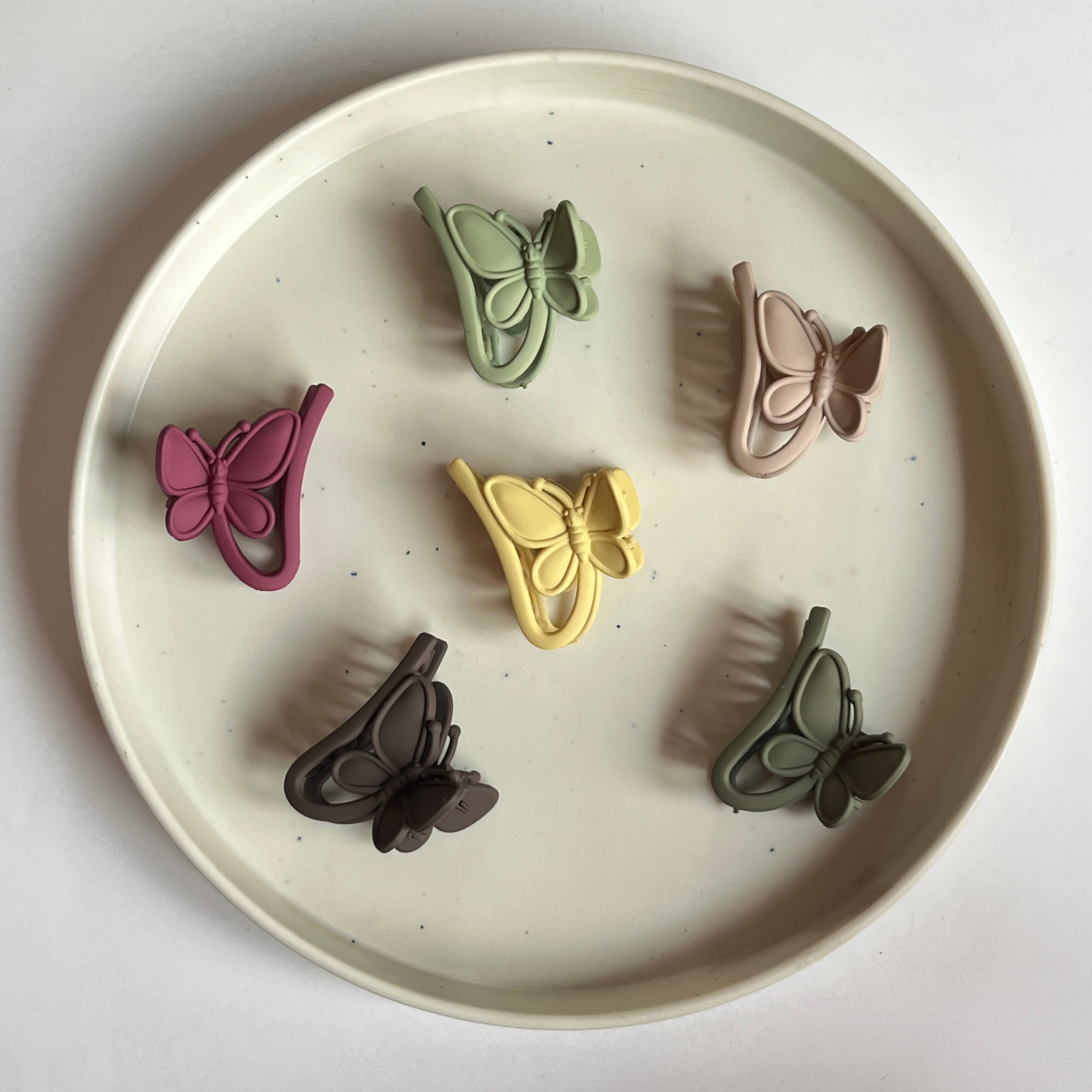 Butterfly Hair Claw – Set of 6