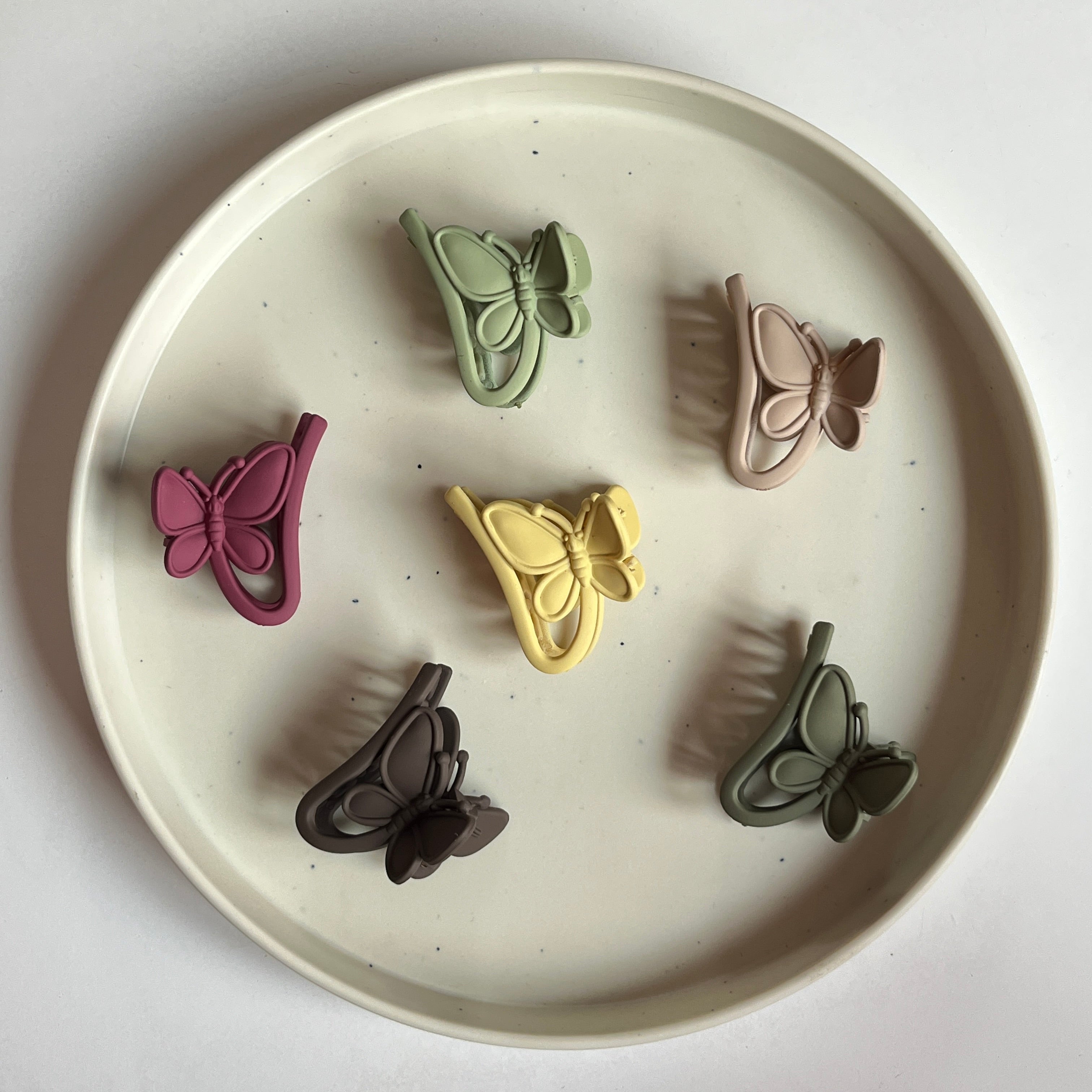 Butterfly Hair Claw – Set of 6