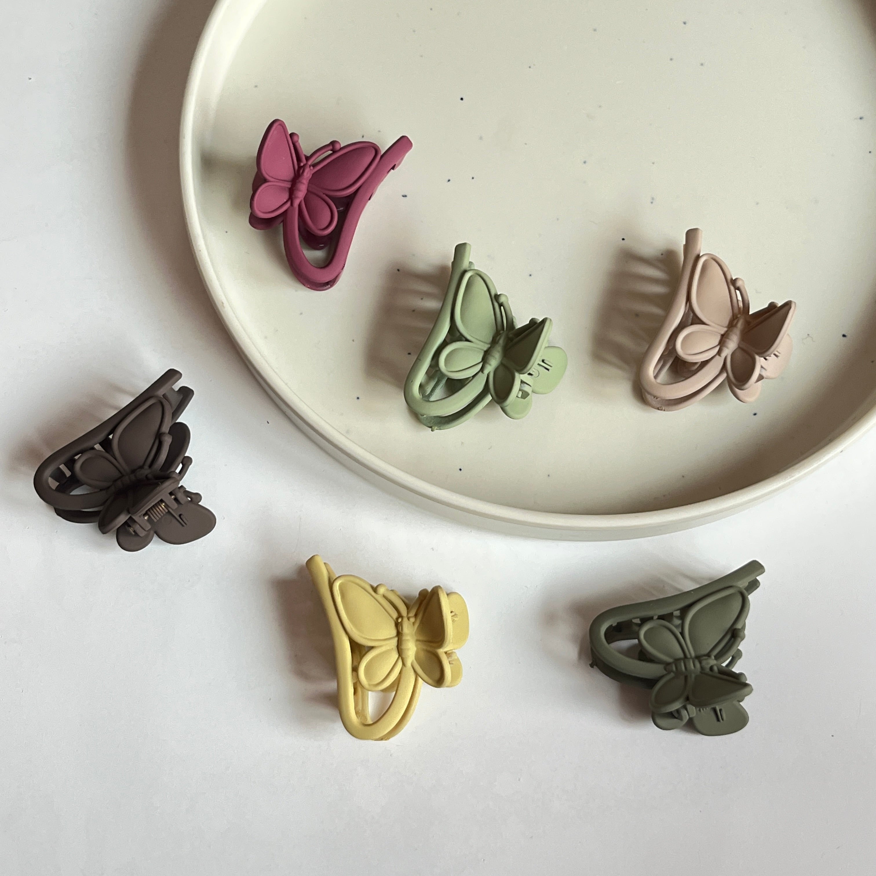 Butterfly Hair Claw – Set of 6