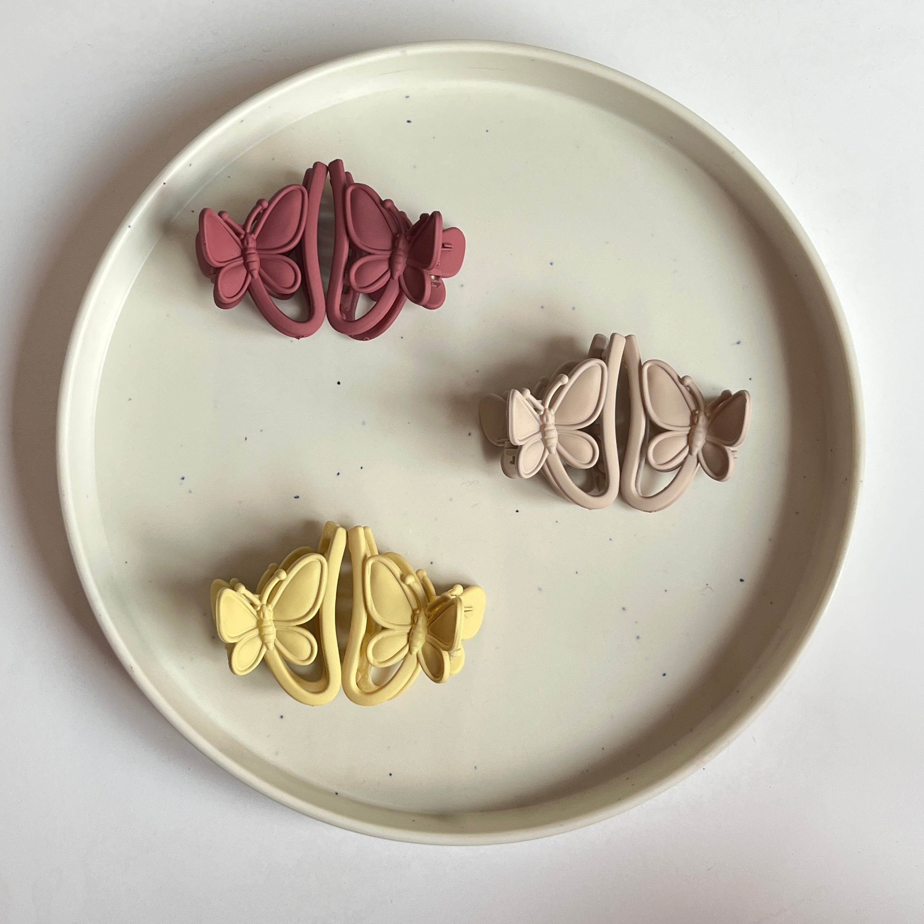 Butterfly Hair Claw – Set of 6