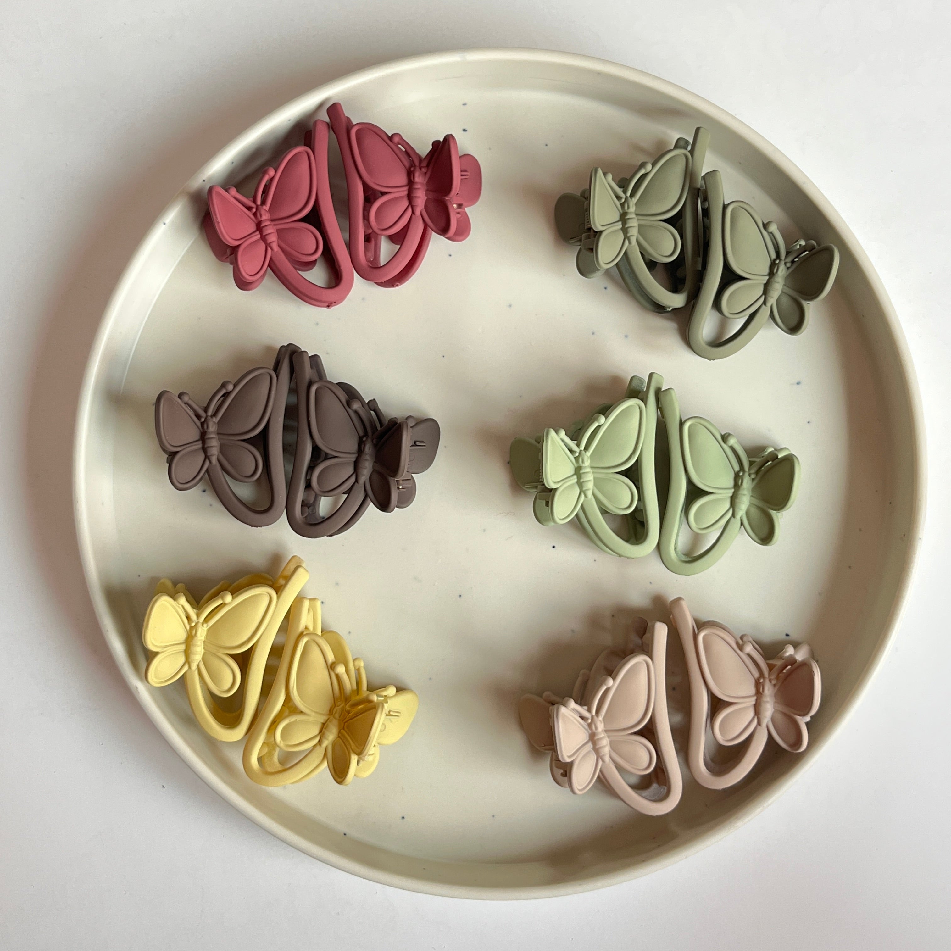 Butterfly Hair Claw – Set of 12