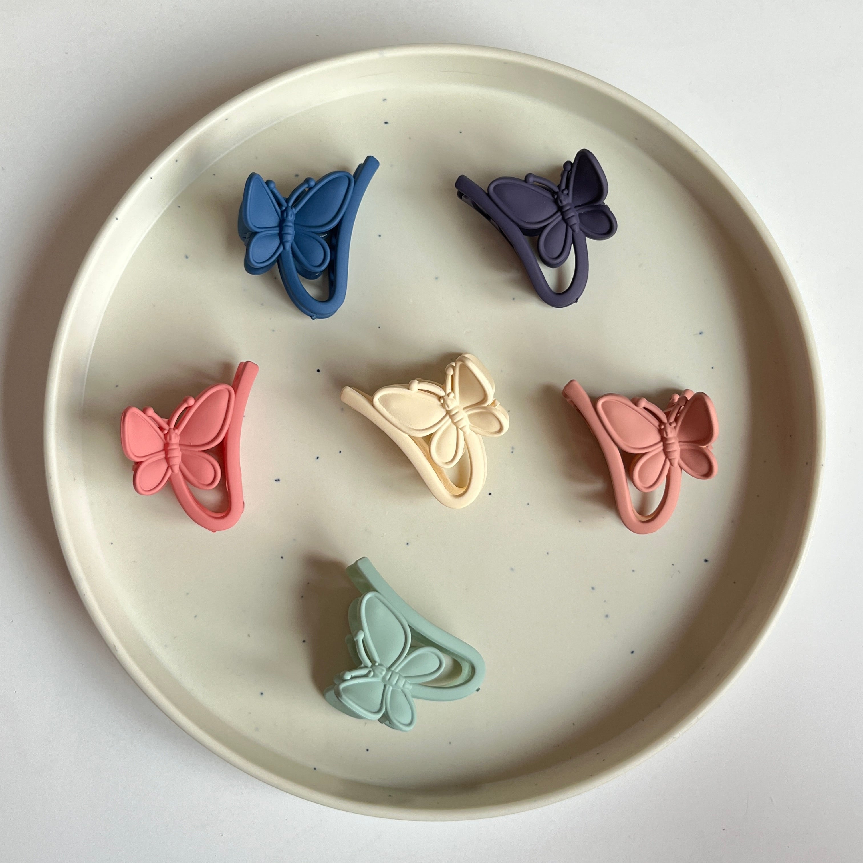 Butterfly Hair Claw – Set of 6