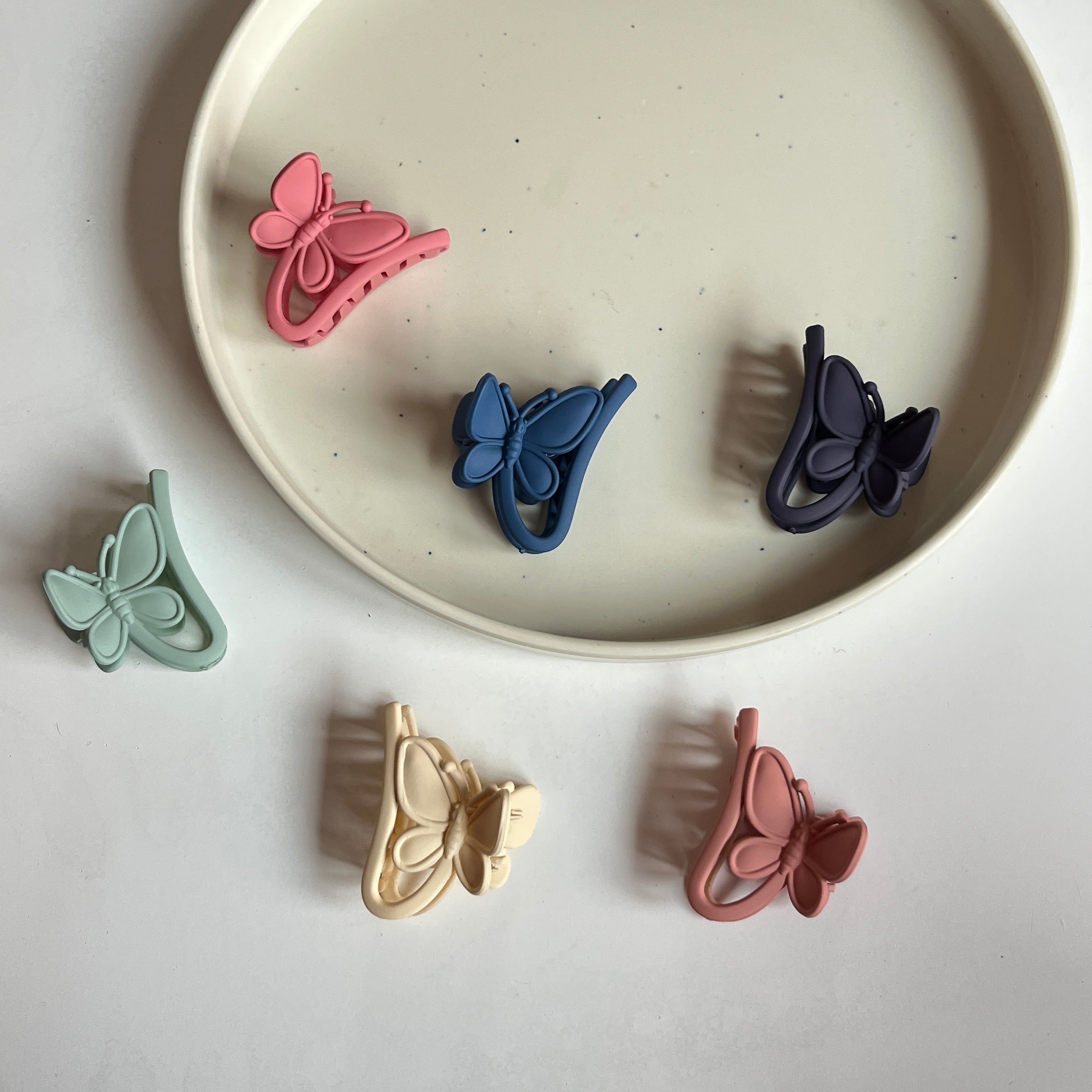 Butterfly Hair Claw – Set of 6