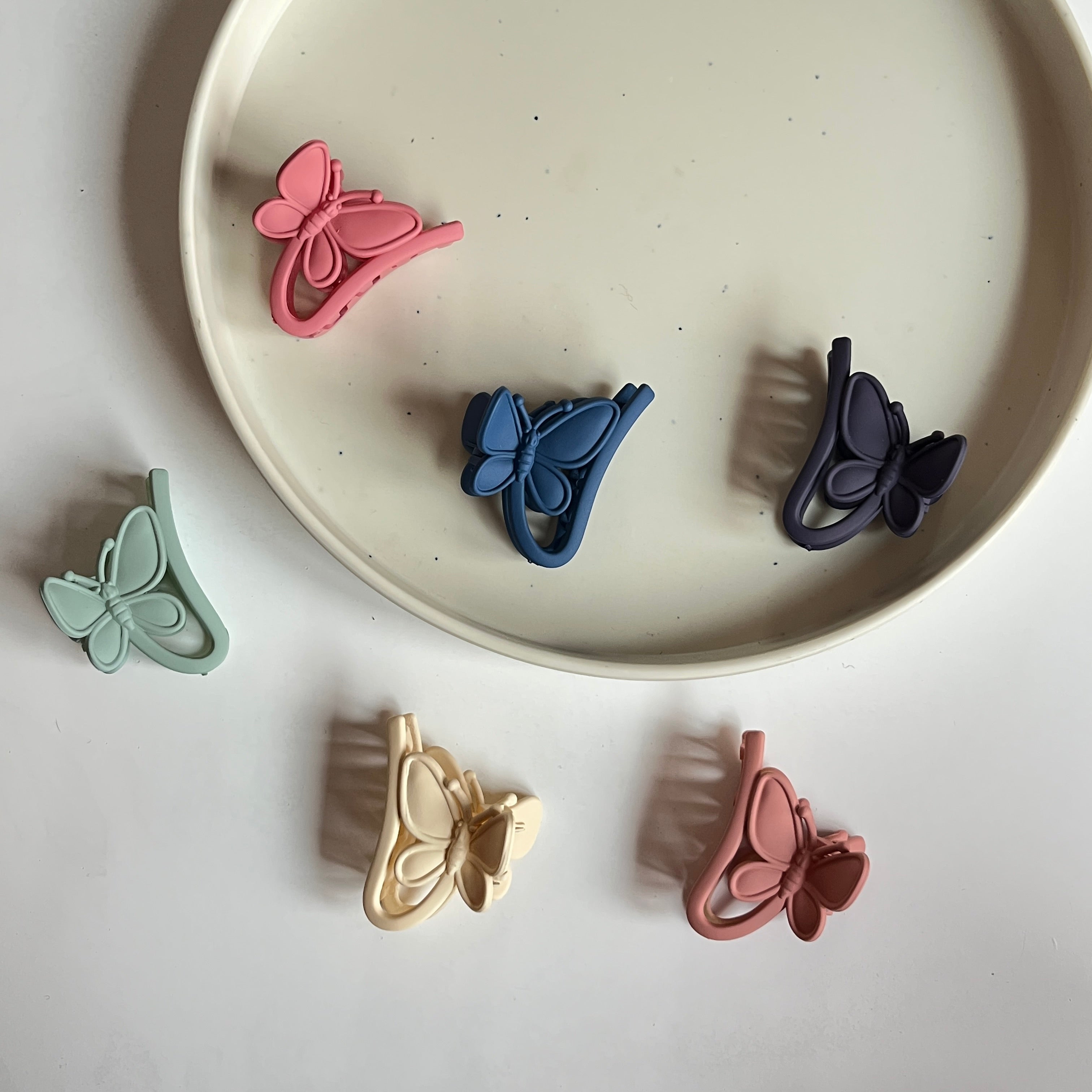 Butterfly Hair Claw – Set of 6