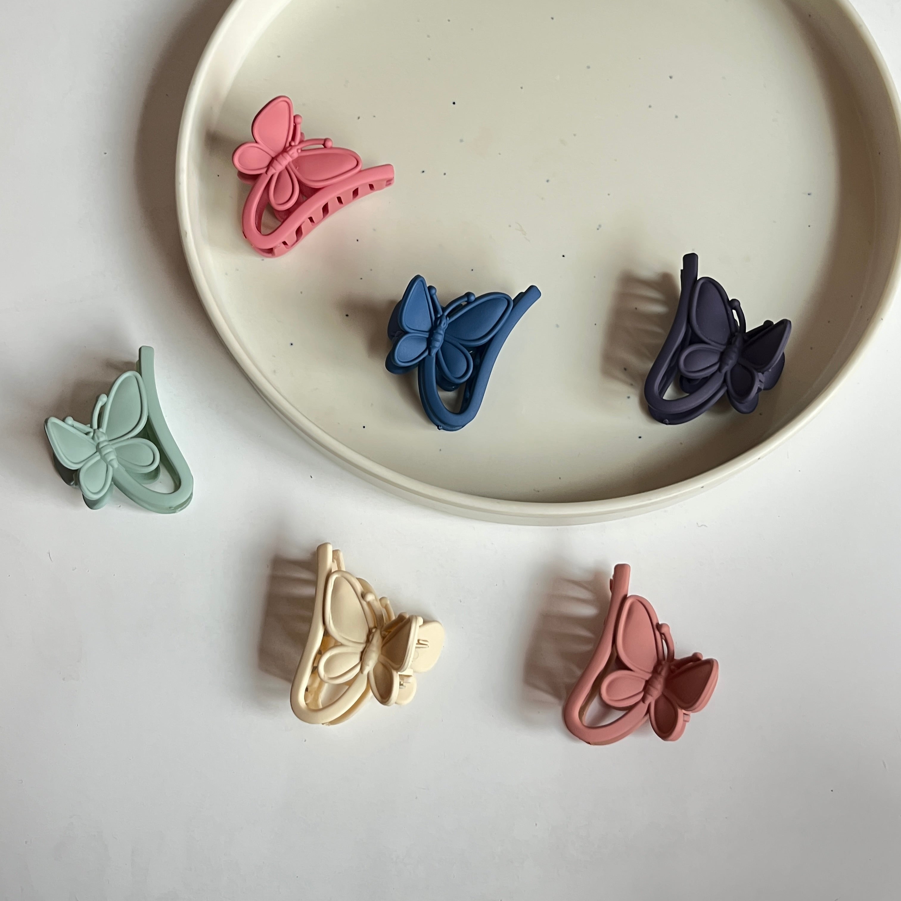 Butterfly Hair Claw – Set of 6