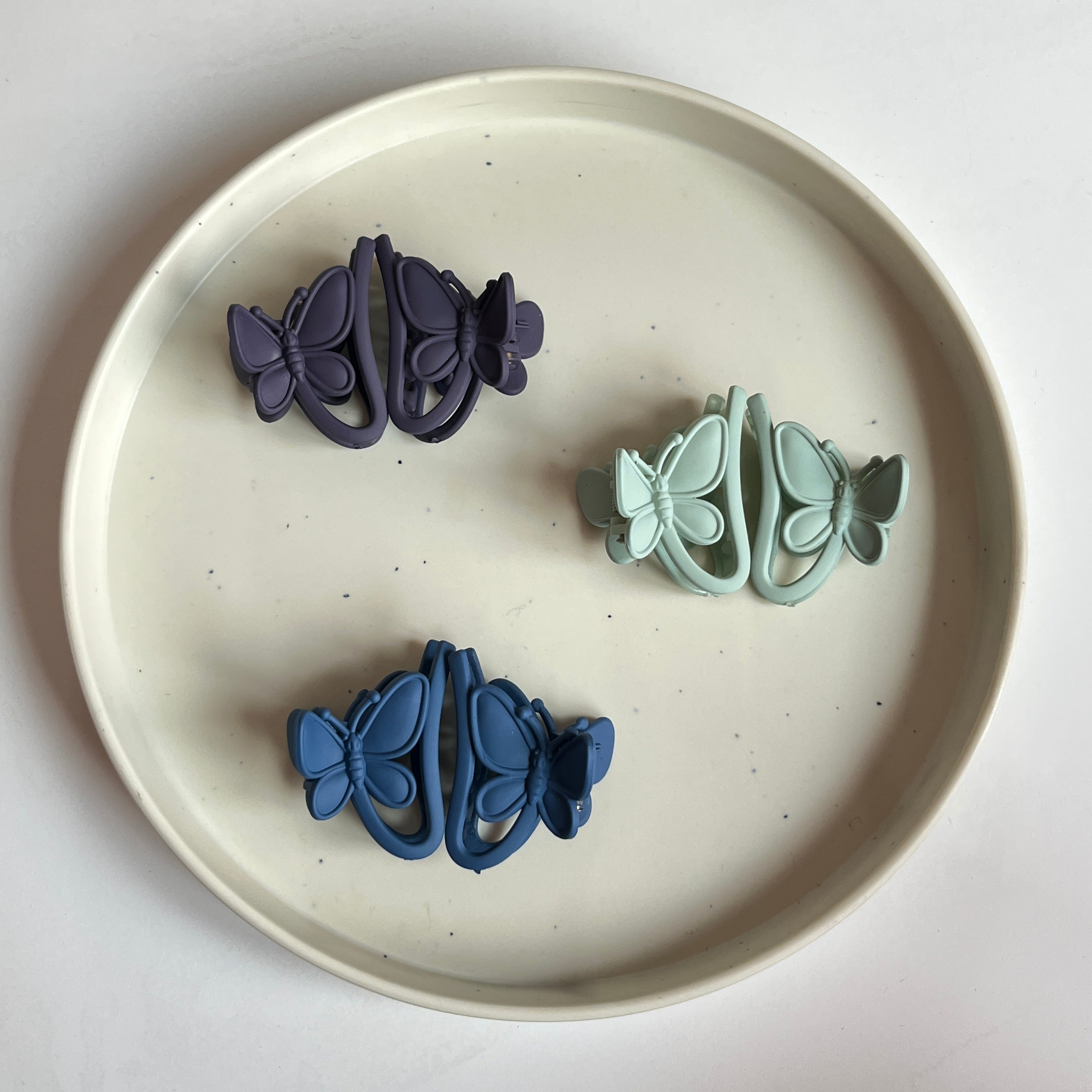 Butterfly Hair Claw – Set of 6