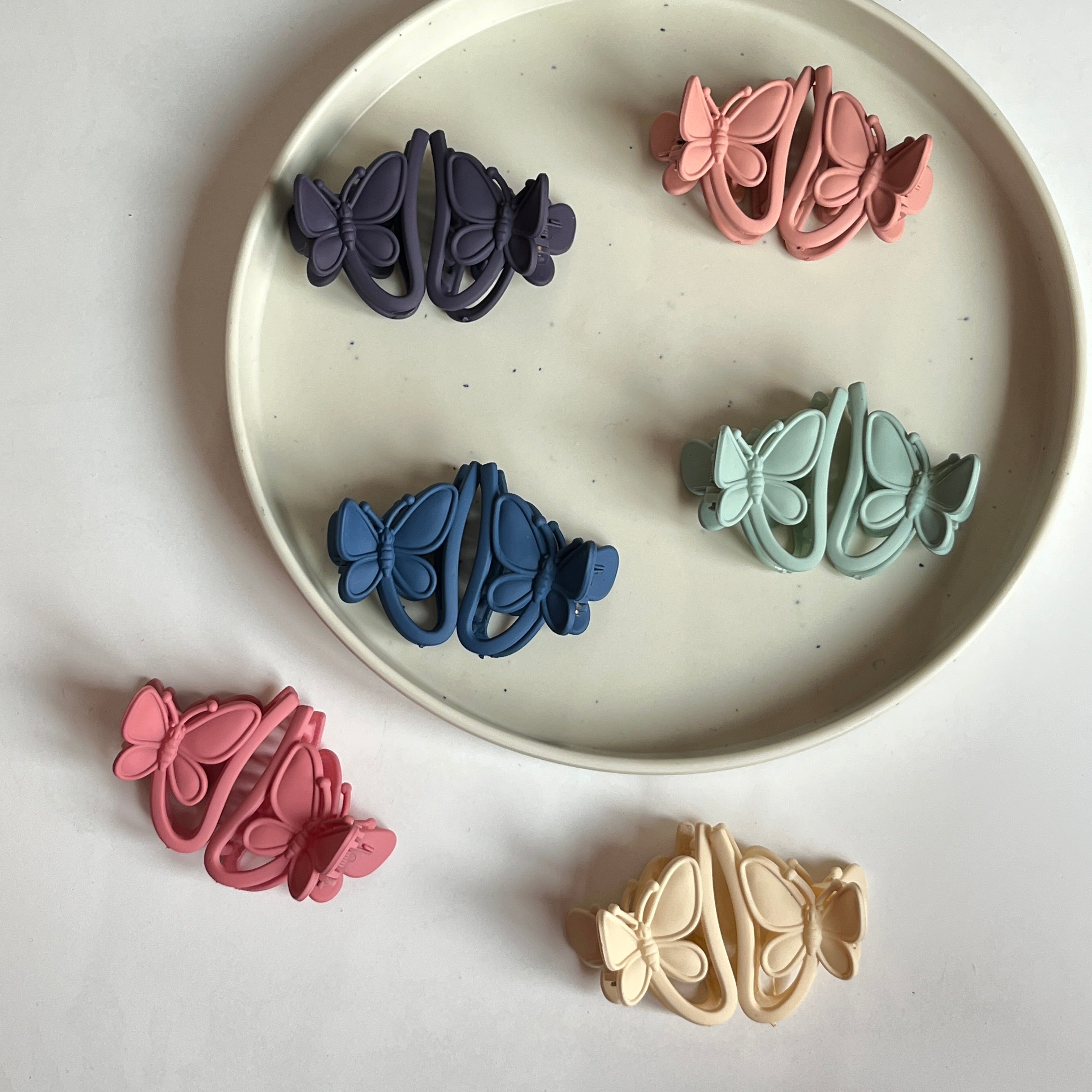 Butterfly Hair Claw – Set of 12