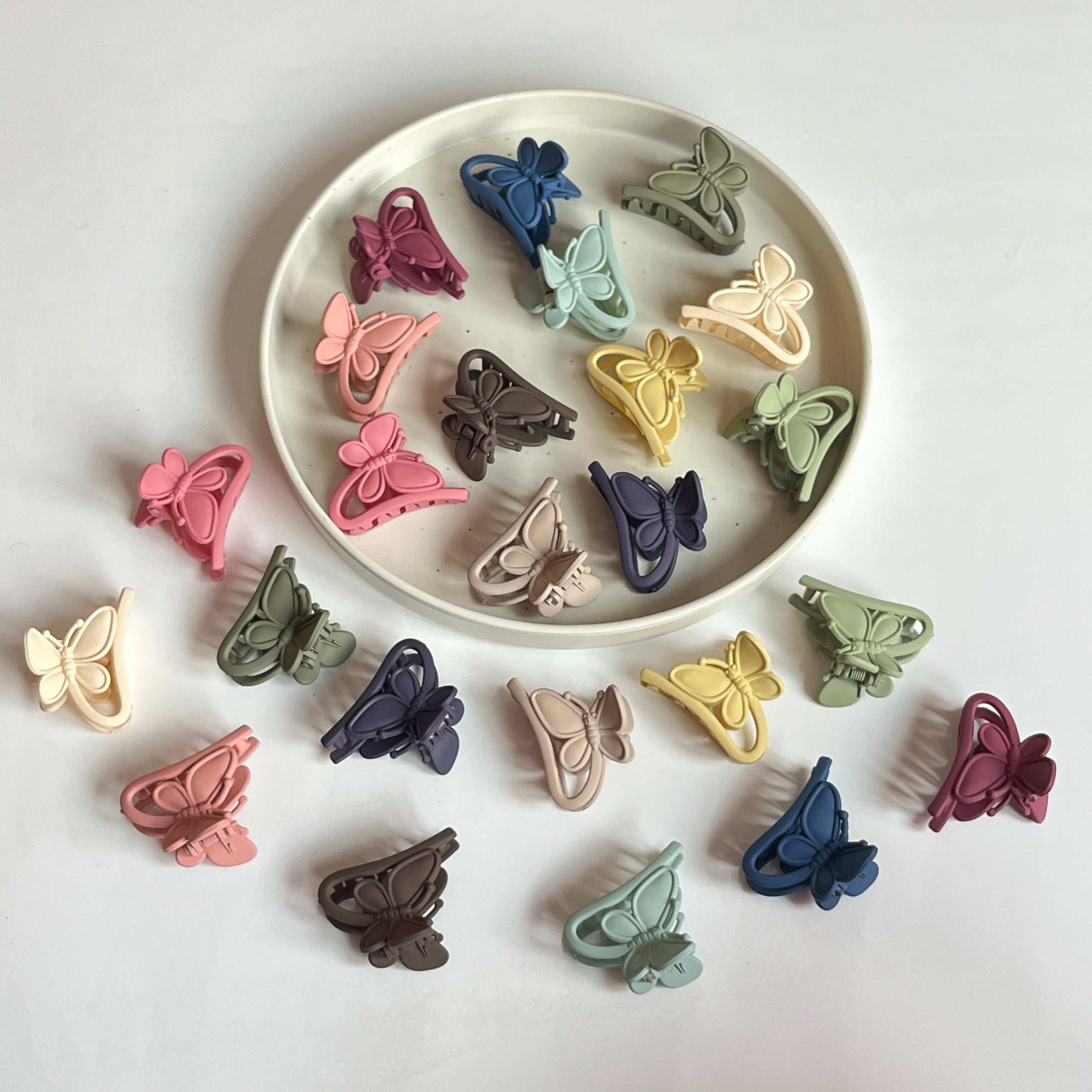 Butterfly Hair Claw – Set of 24