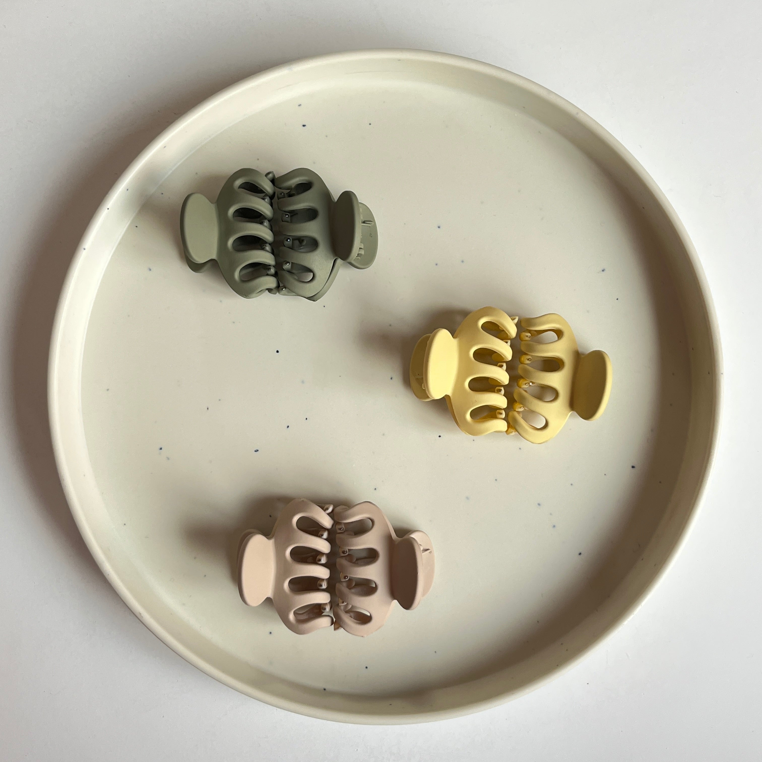 Mini Classic Hair Claw – Set of 6