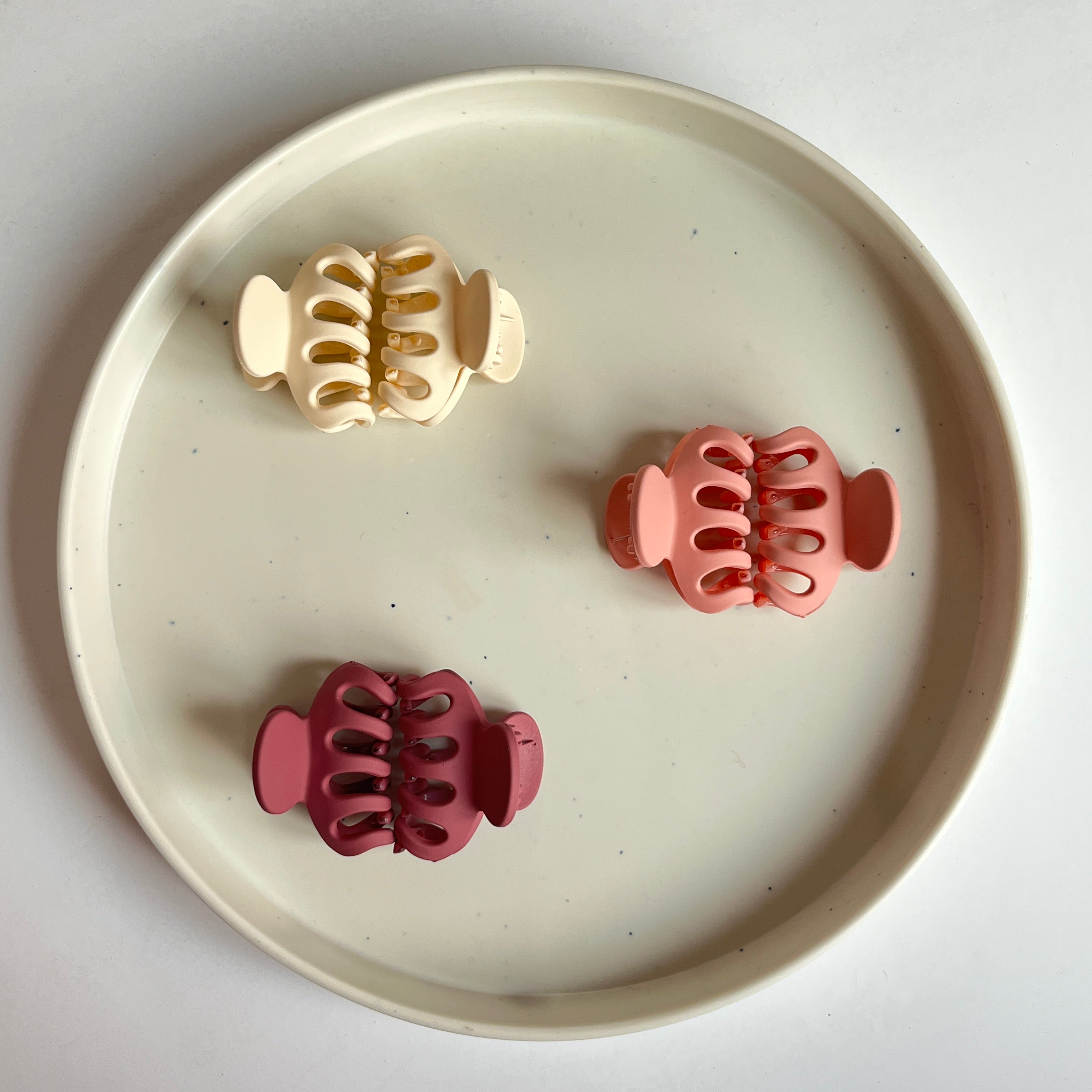 Mini Classic Hair Claw – Set of 6