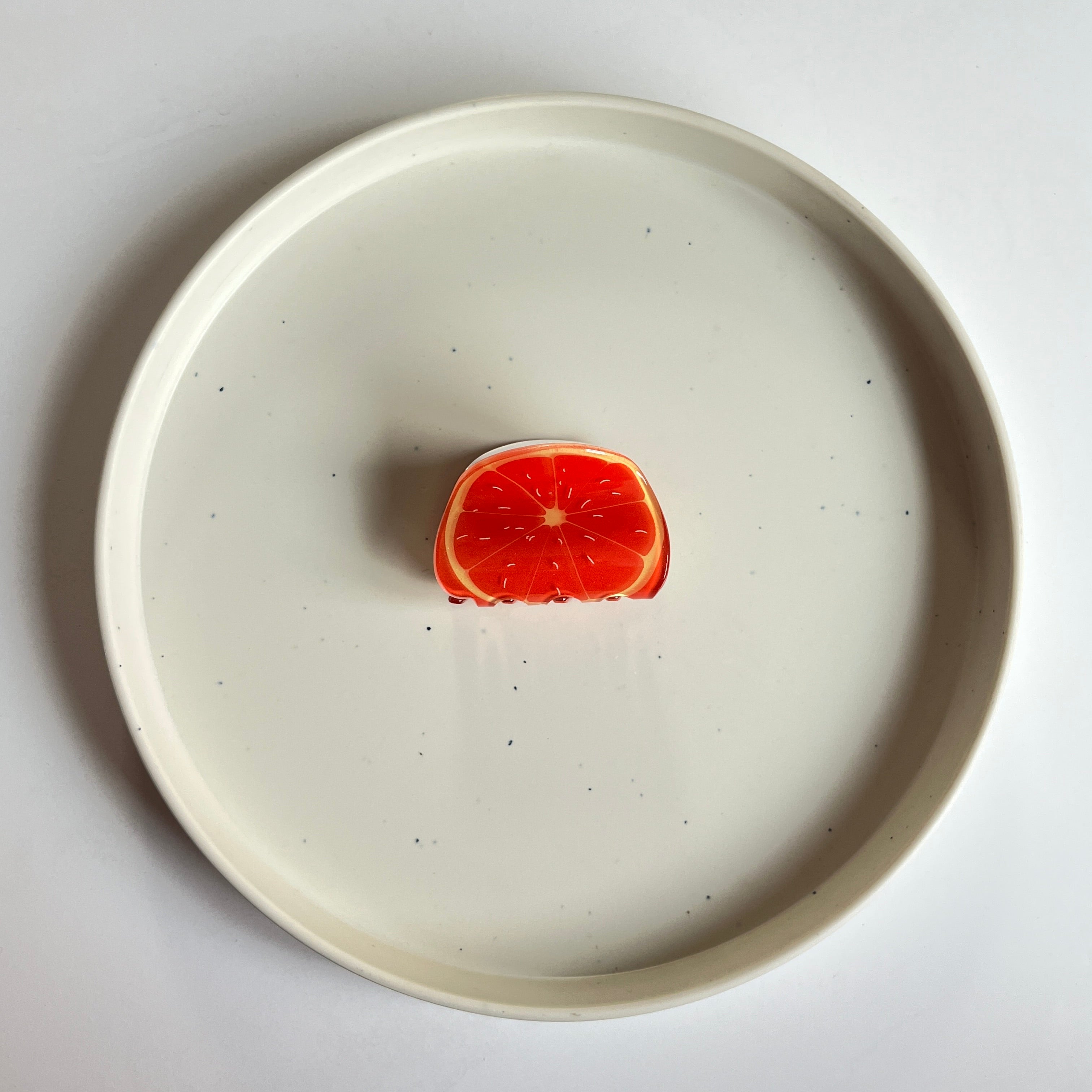 Orange Slice Medium Hair Claw