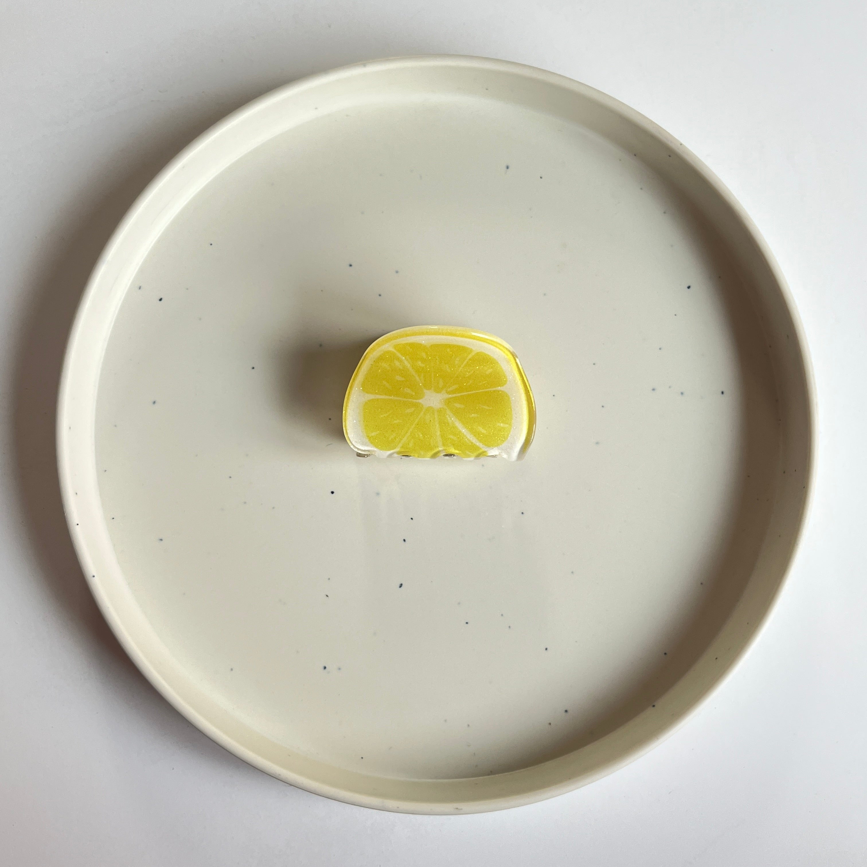 Lemon Slice Hair Claw