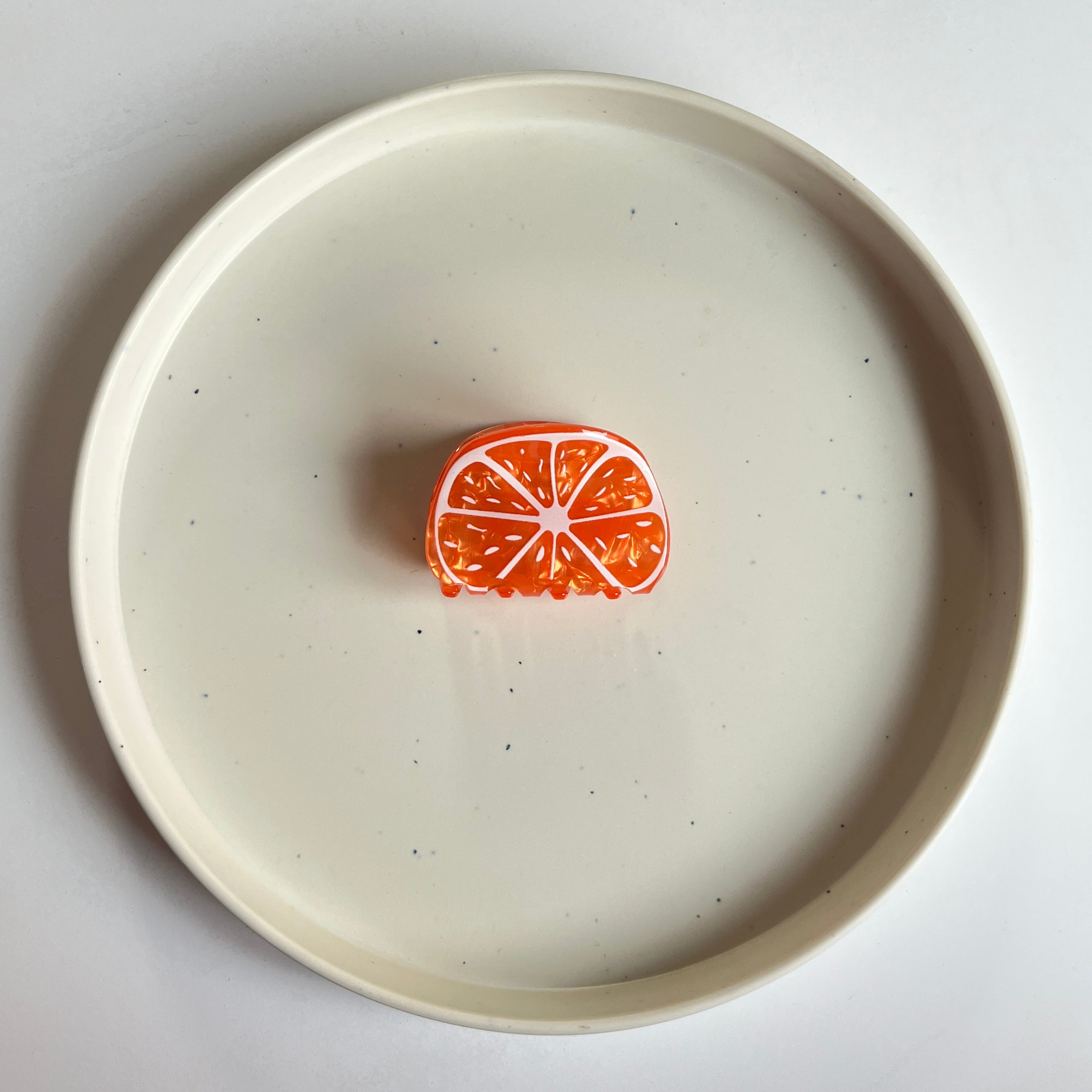 Citrus Slice Medium Hair Claw