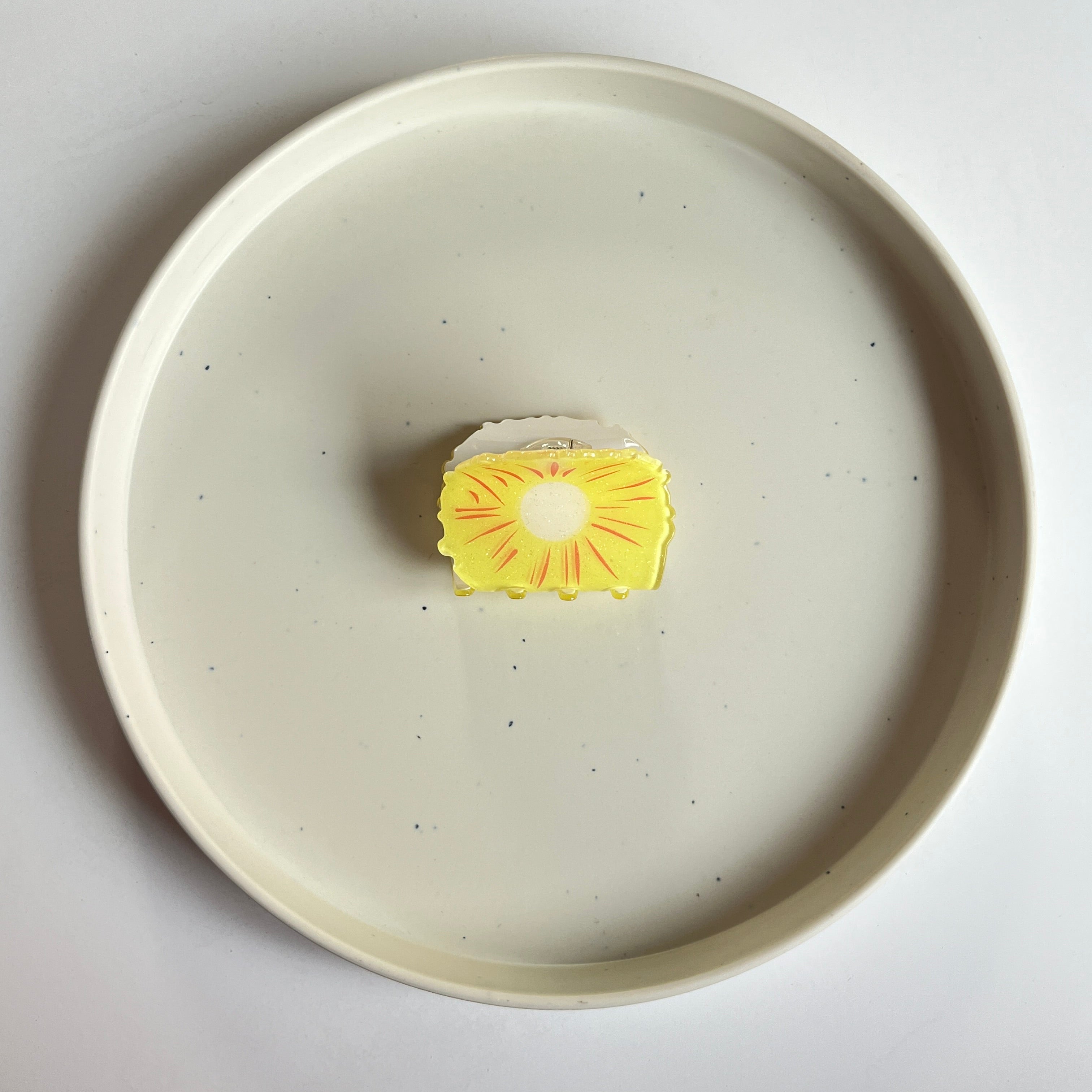 Pineapple Slice Hair Claw