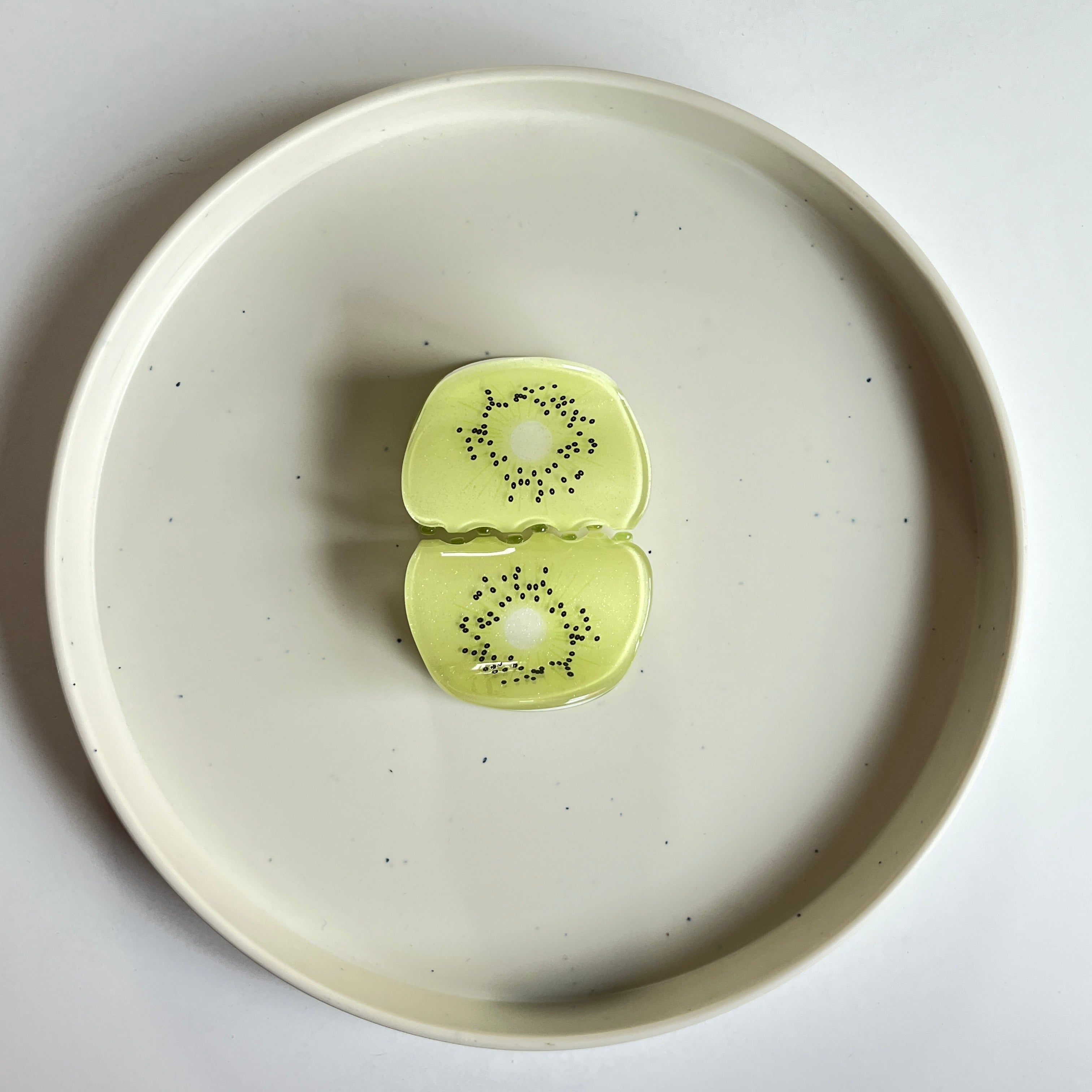 Kiwi Slice Hair Claw
