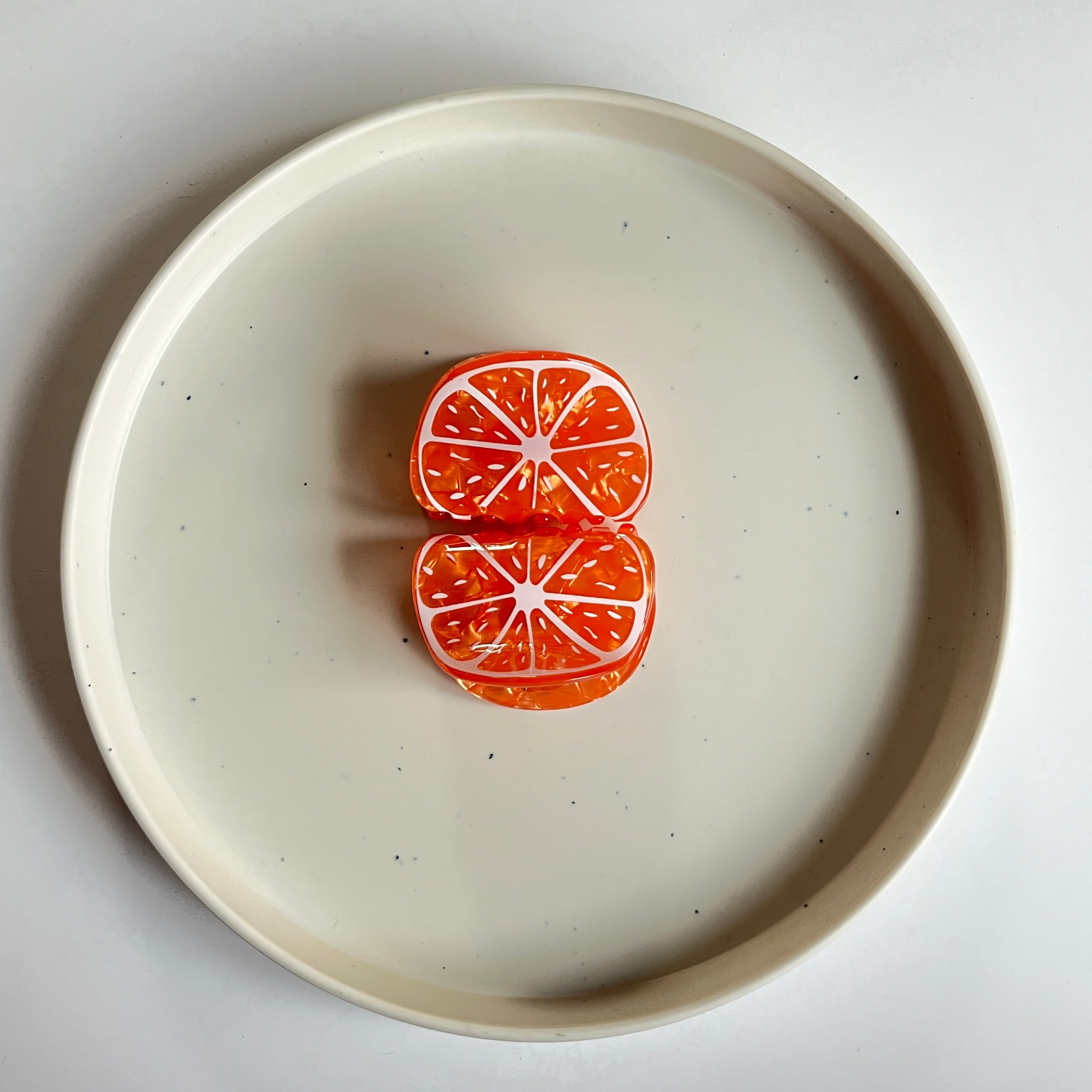 Citrus Slice Hair Claw