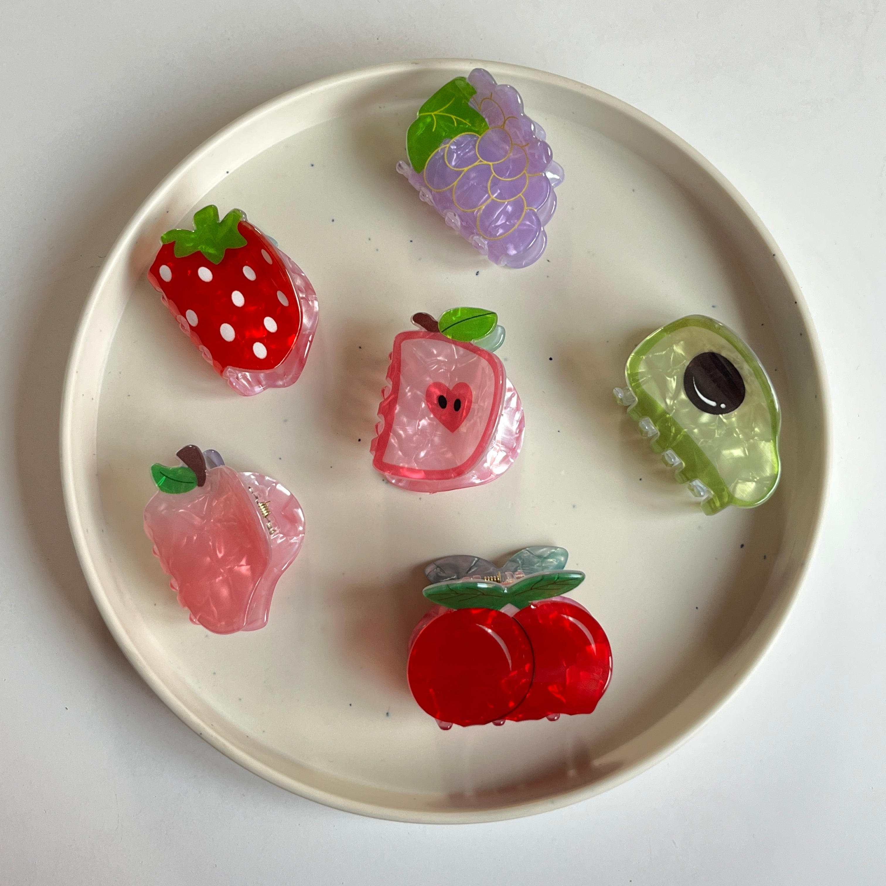 Fruit Hair Claw – Set of 6