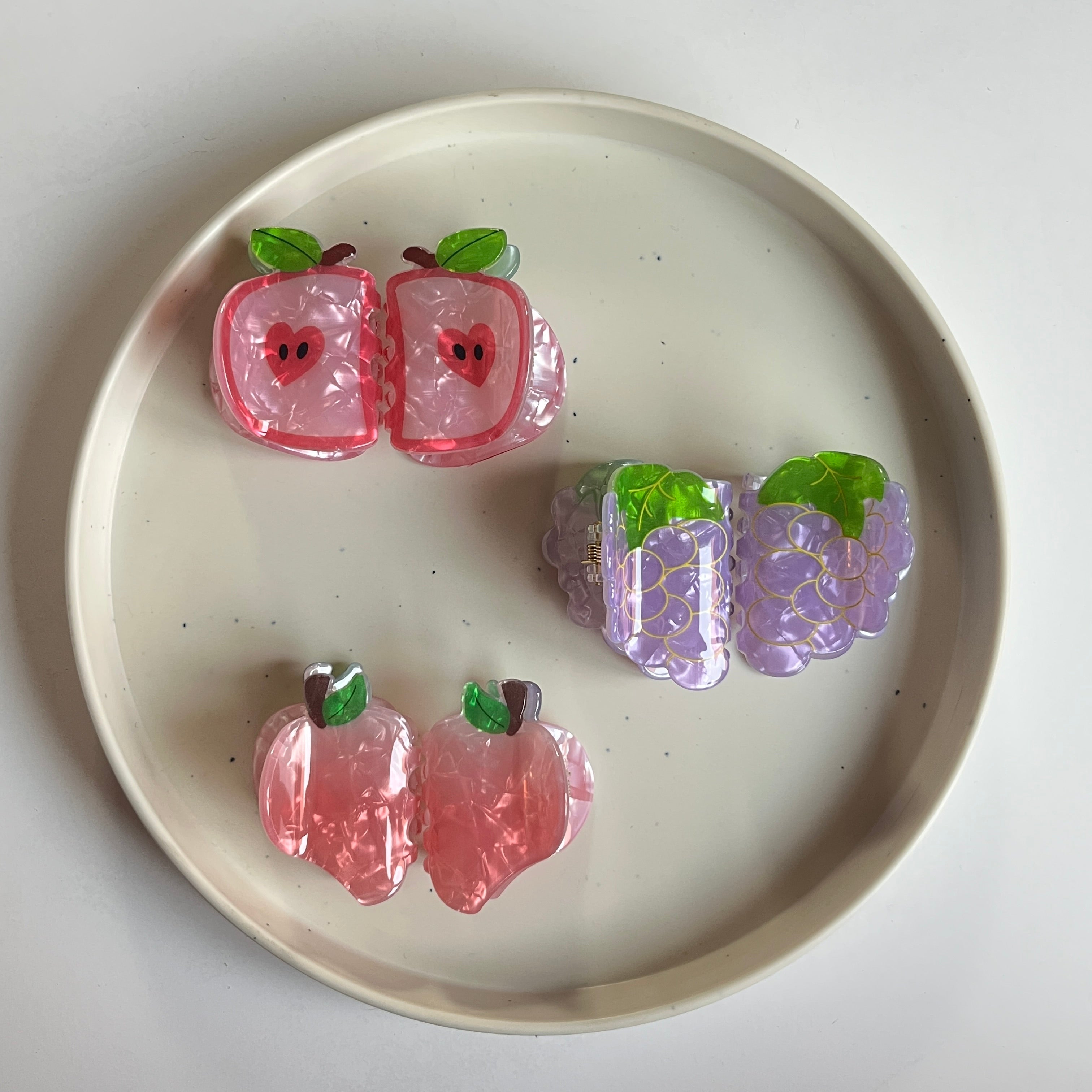 Fruit Hair Claw – Set of 6