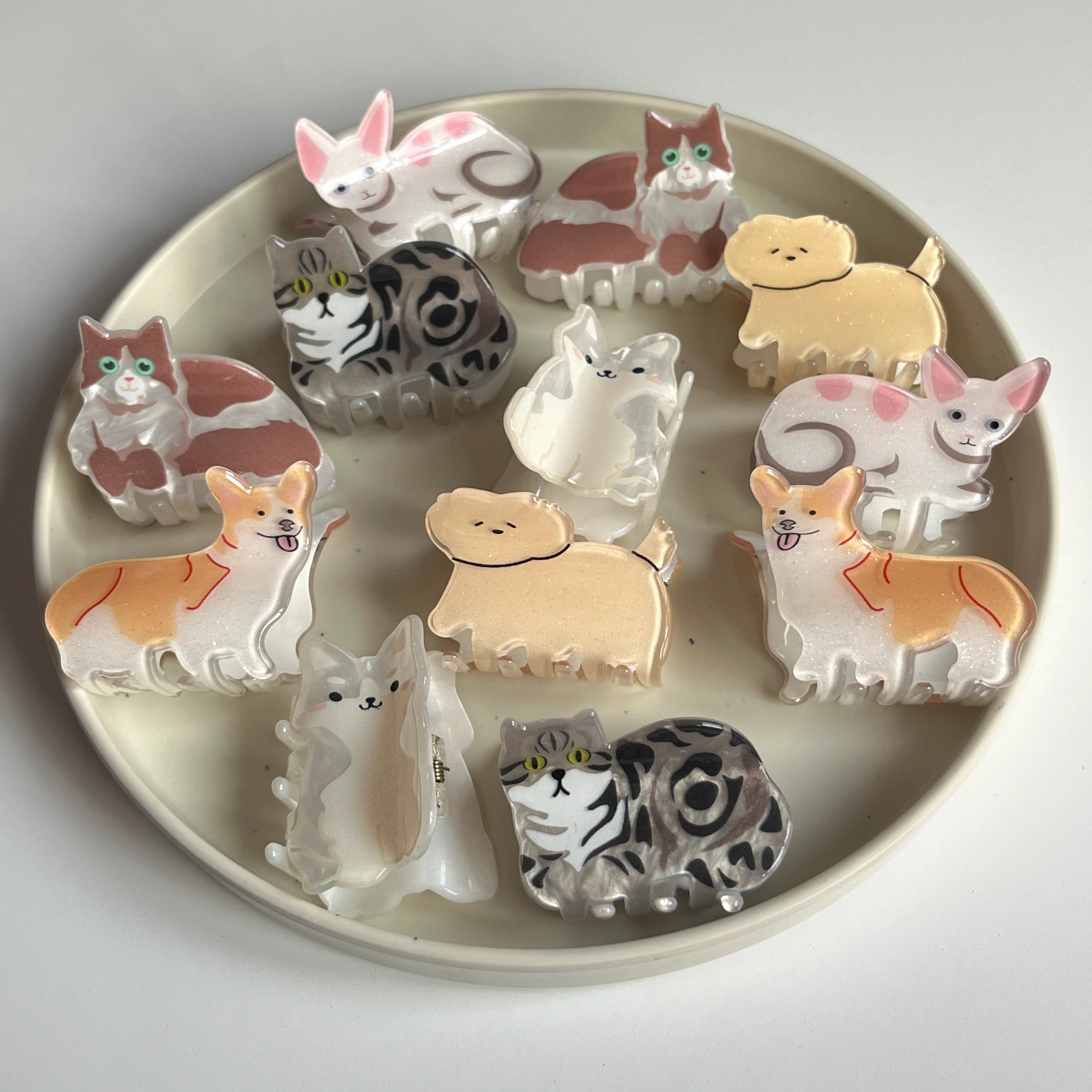 Pet Hair Claw – Set of 12