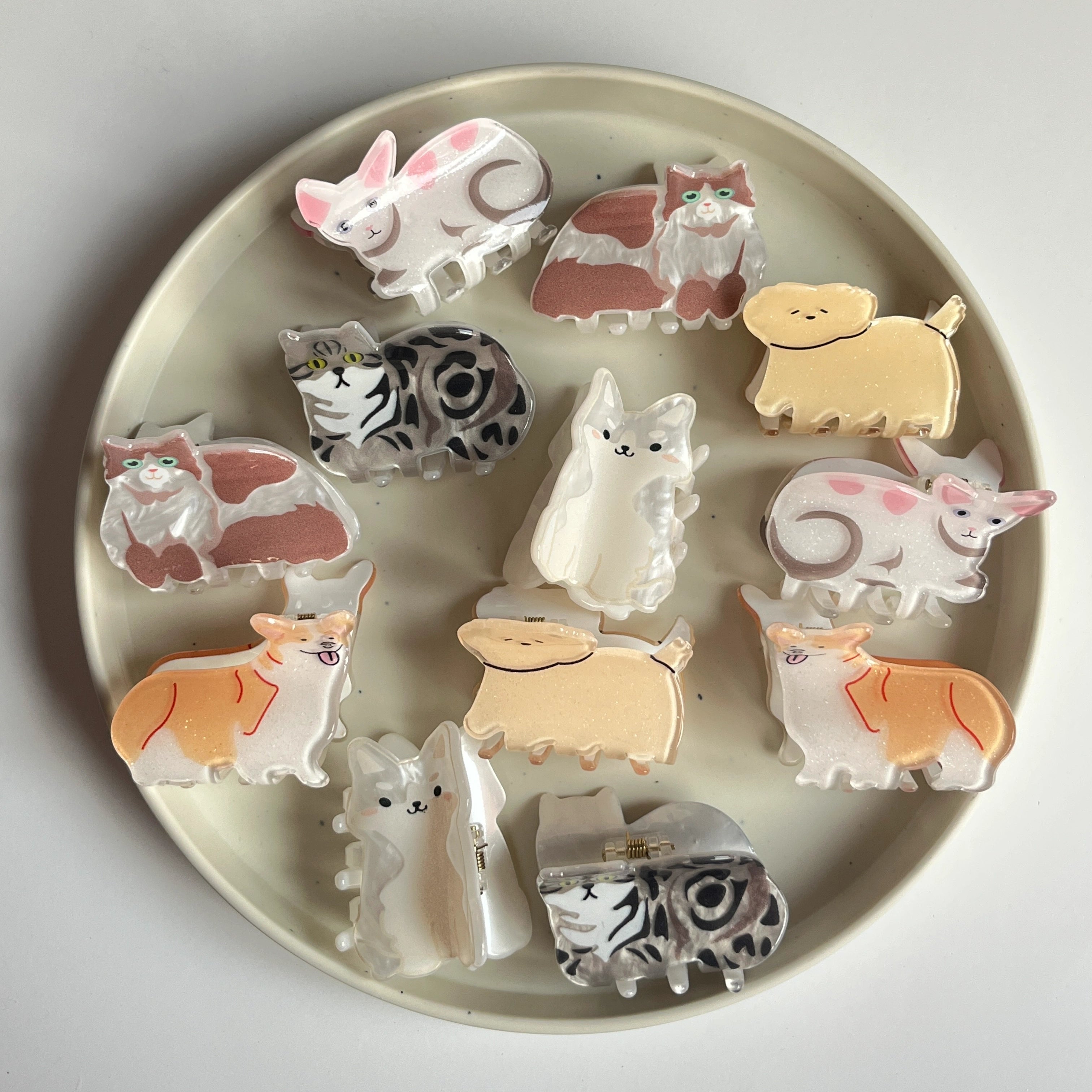 Pet Hair Claw – Set of 12