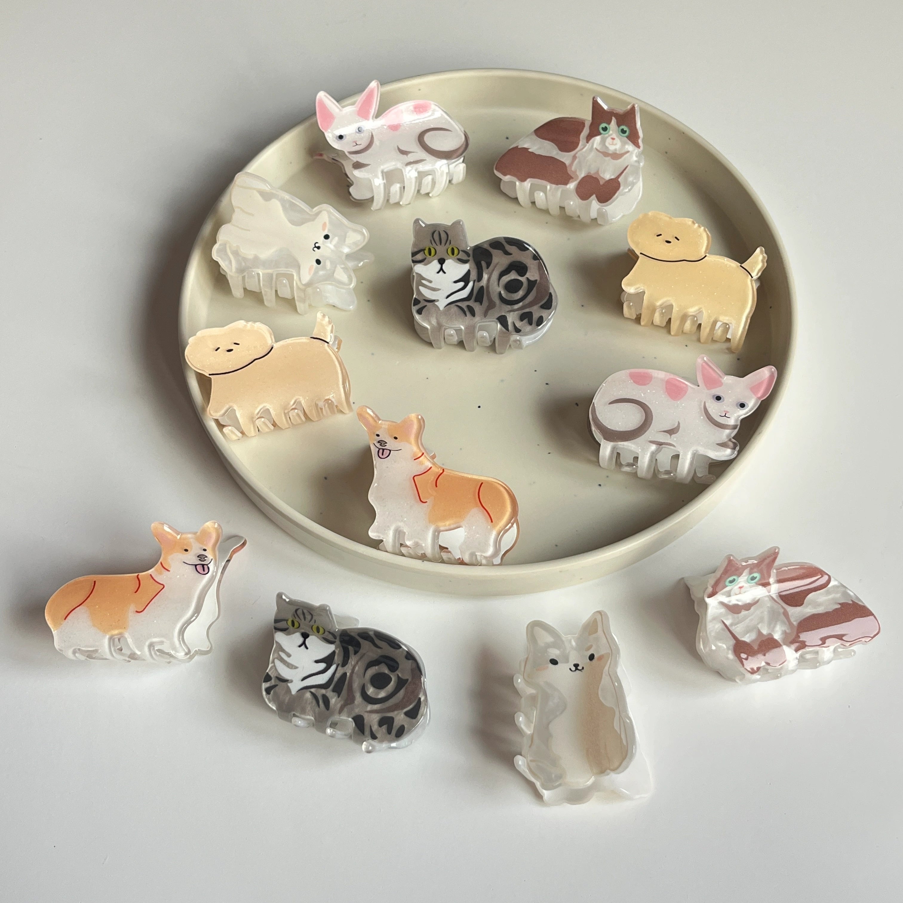 Pet Hair Claw – Set of 12