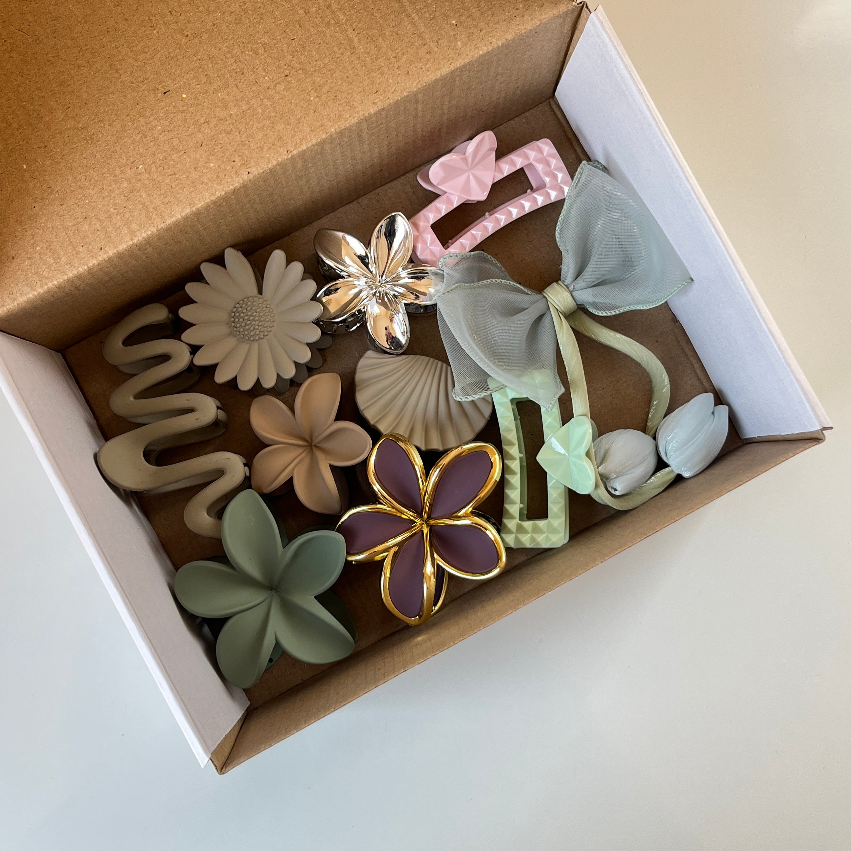 Mocha Sage Claw Set of 10