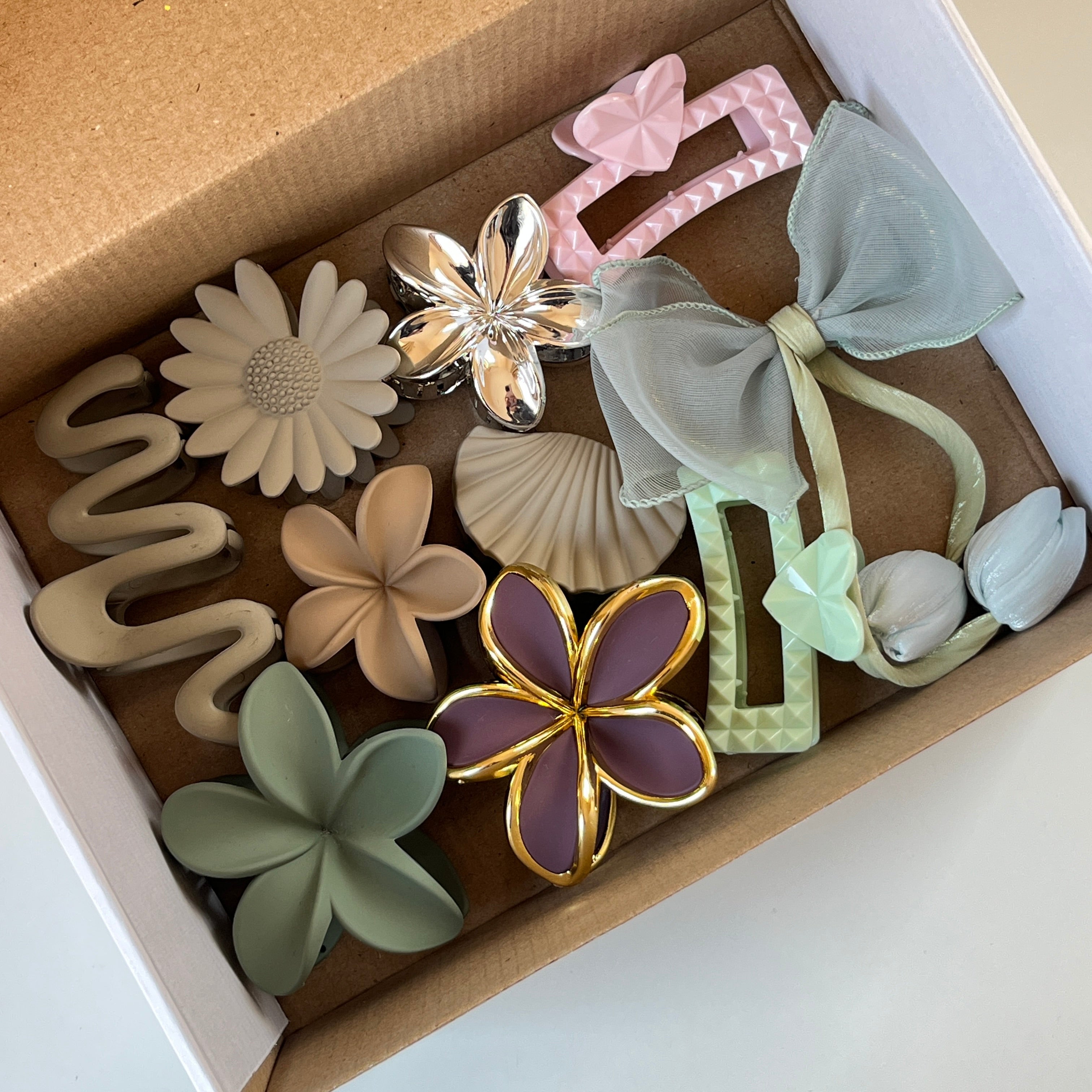 Mocha Sage Claw Set of 10