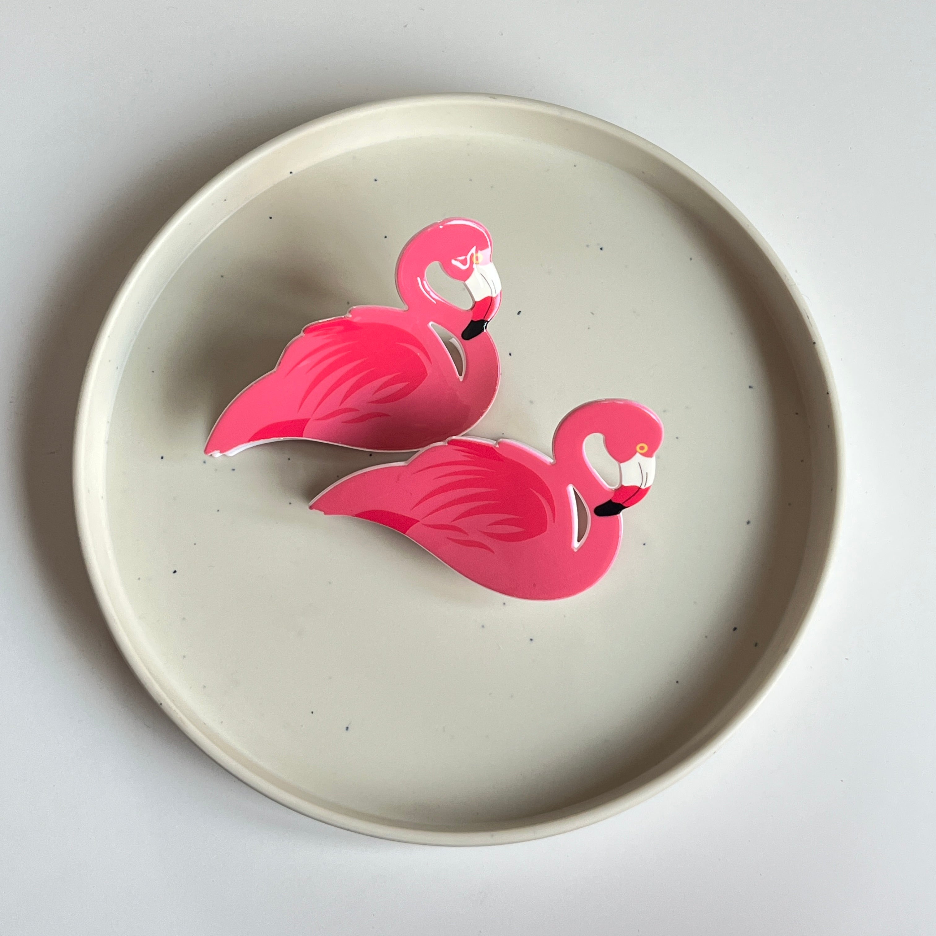 Flamingo Float Large Hair Claw