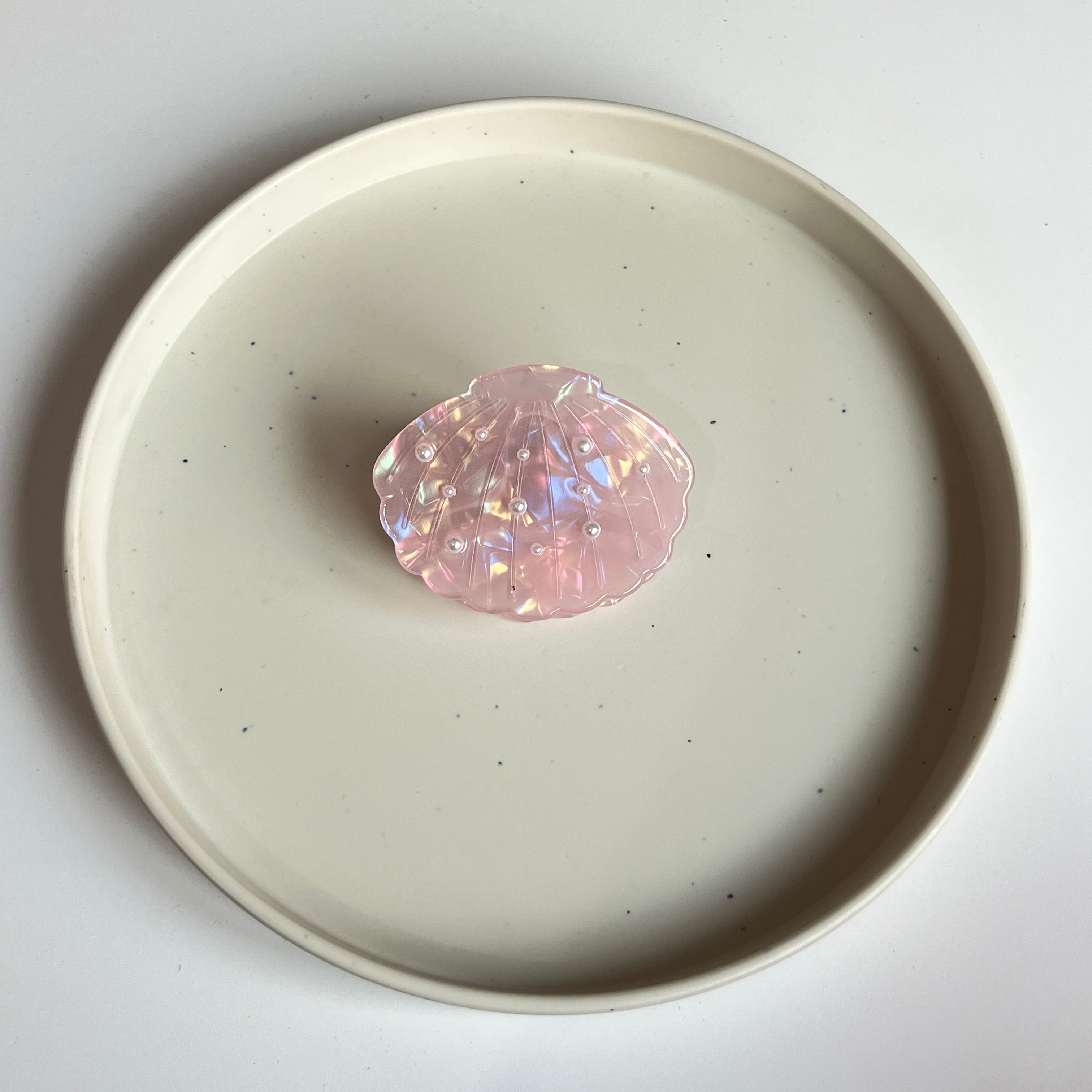 Pearl Gloss Shell Large Hair Claw