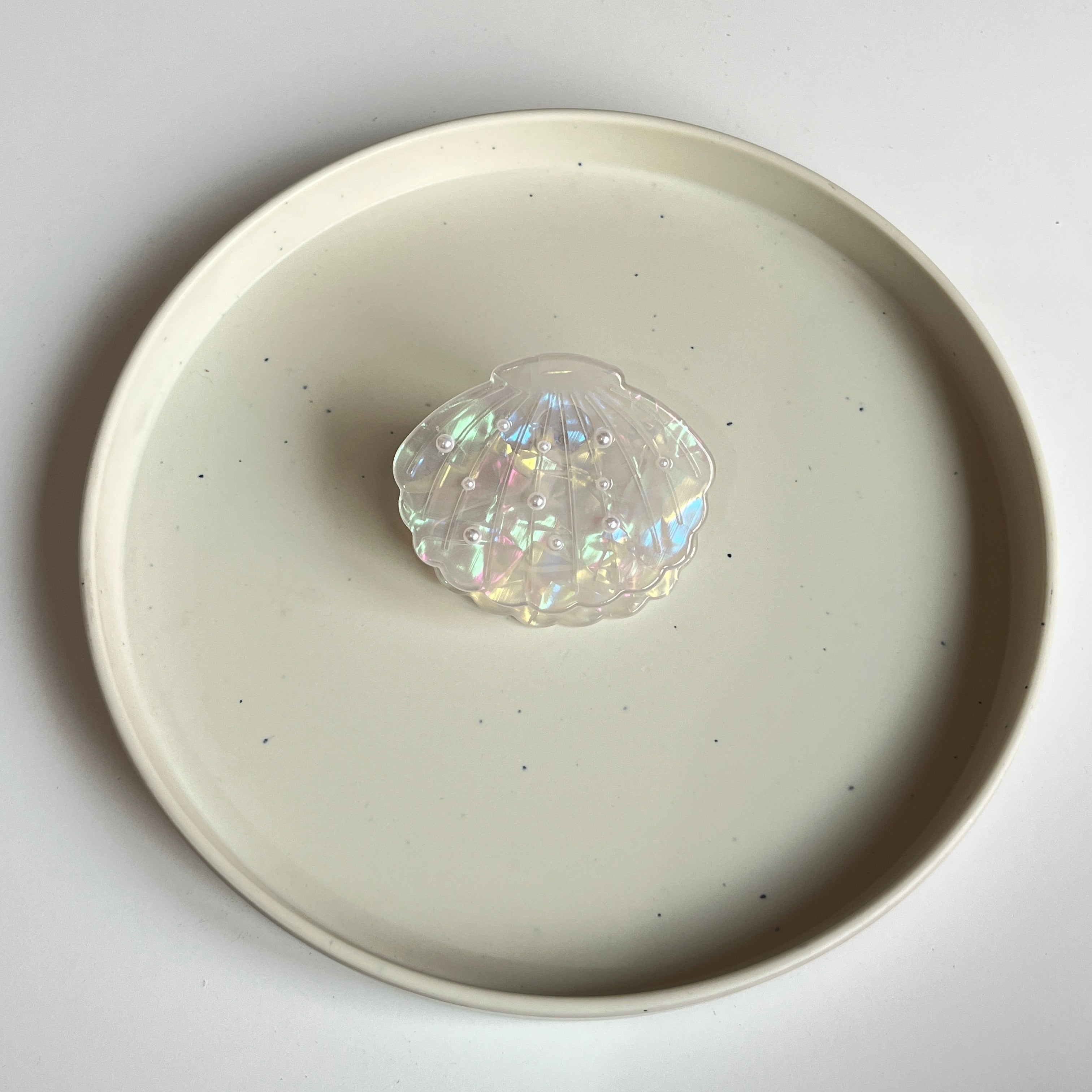 Pearl Gloss Shell Large Hair Claw