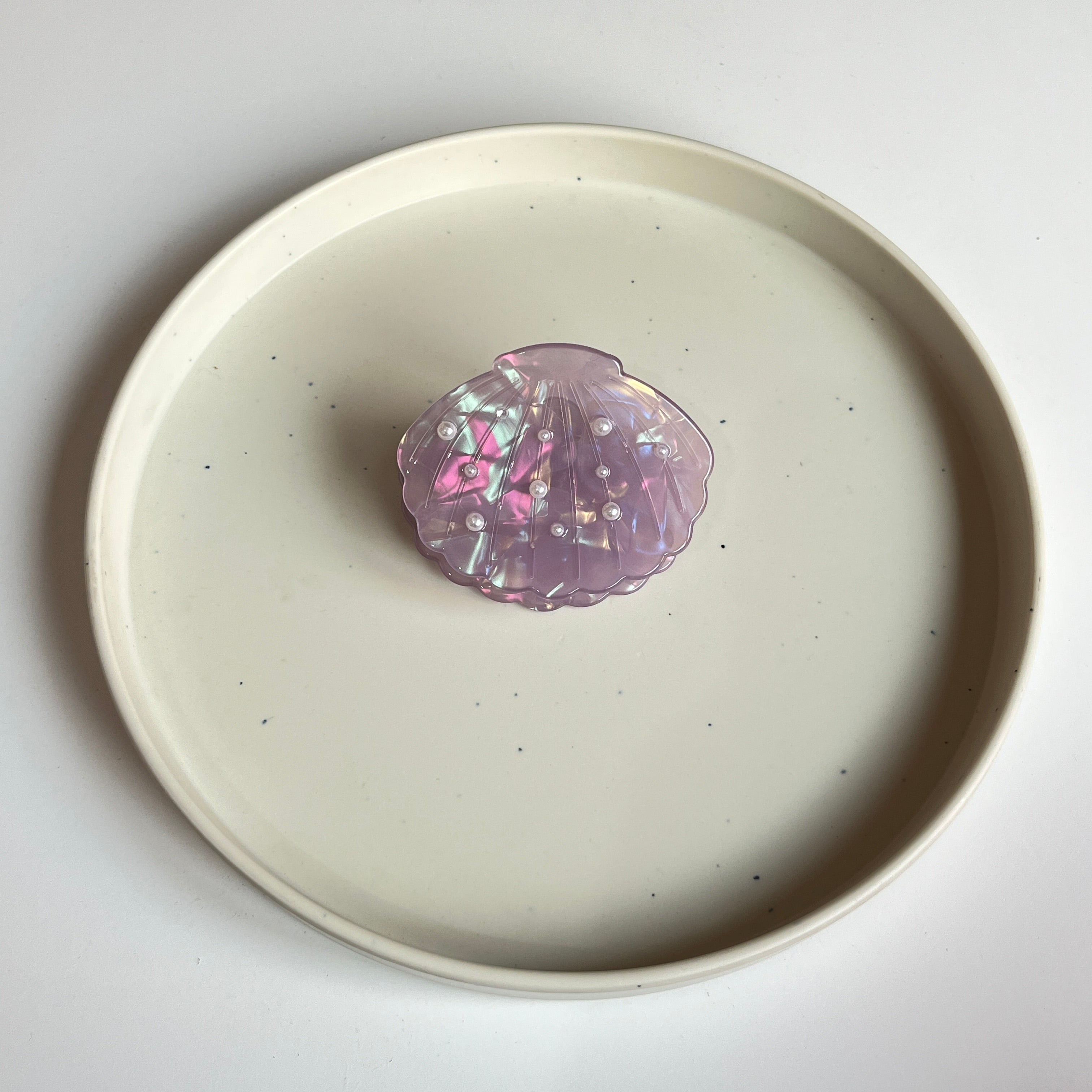 Pearl Gloss Shell Large Hair Claw