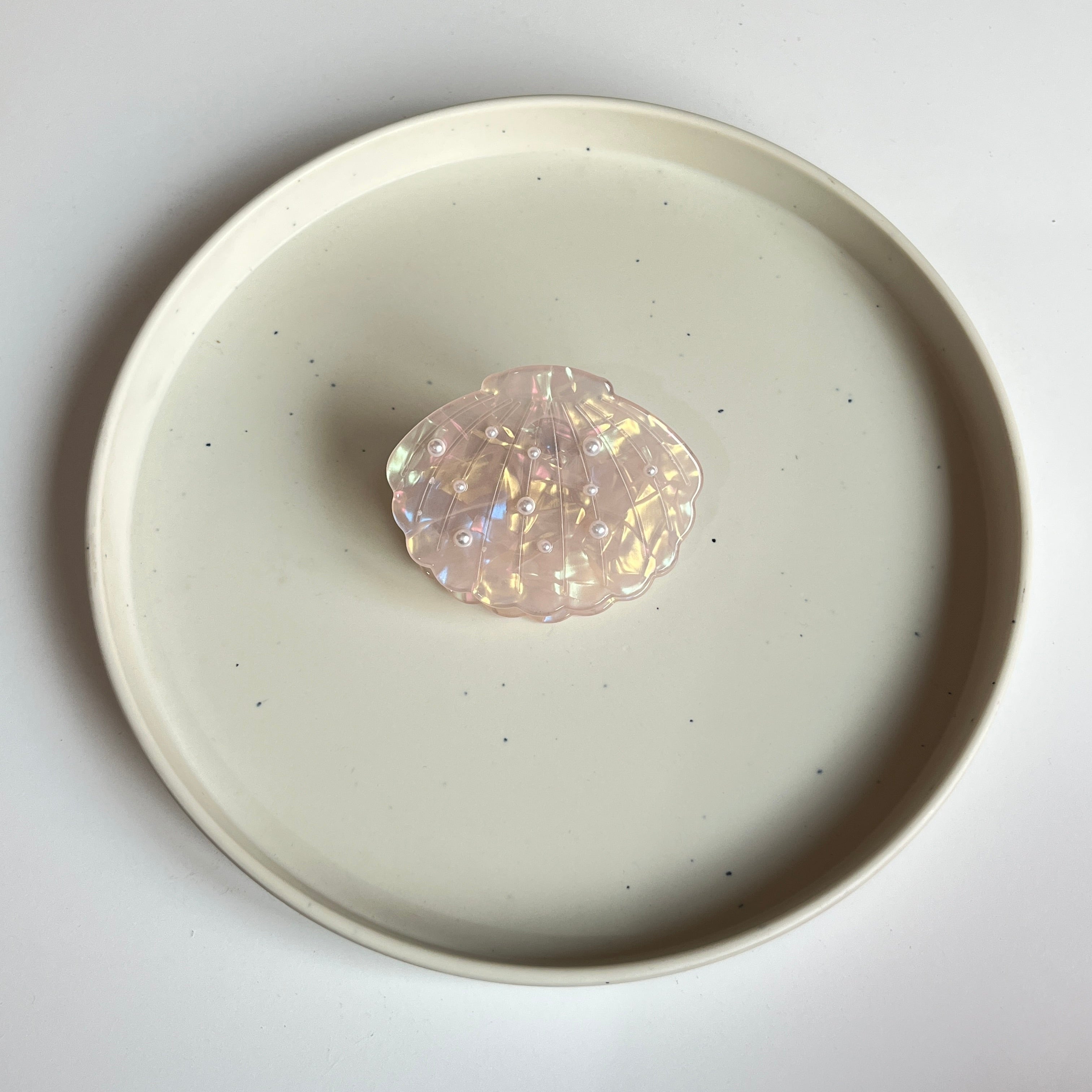 Pearl Gloss Shell Large Hair Claw