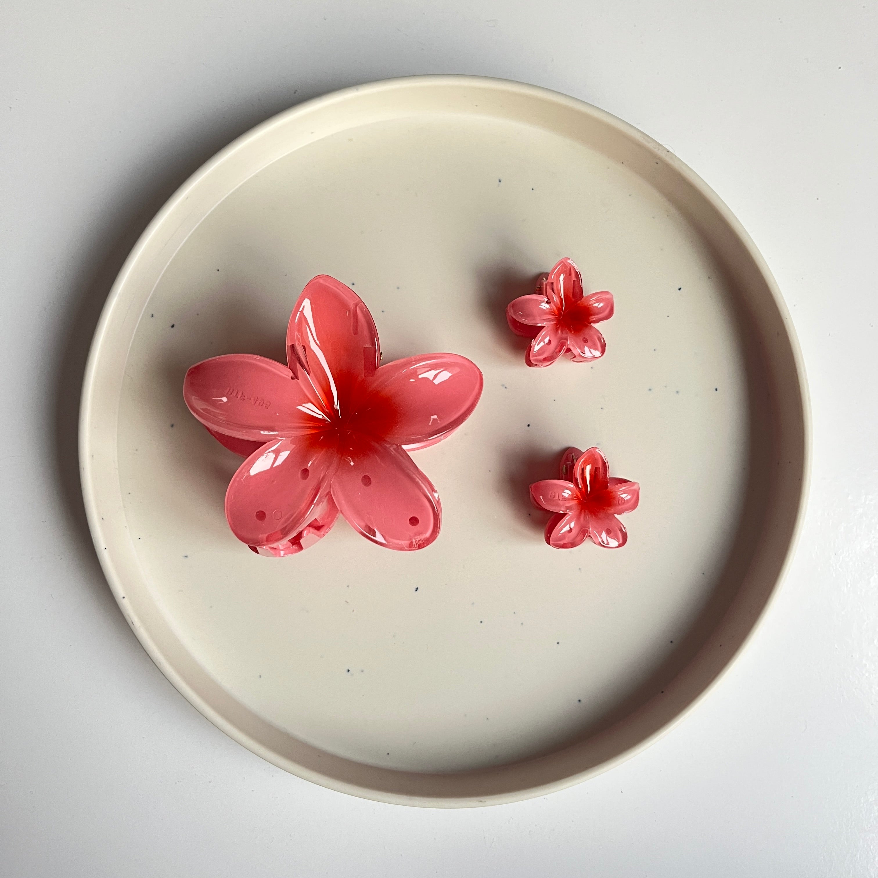 Ombre Bloom Hair Claw Set (3 Pcs)