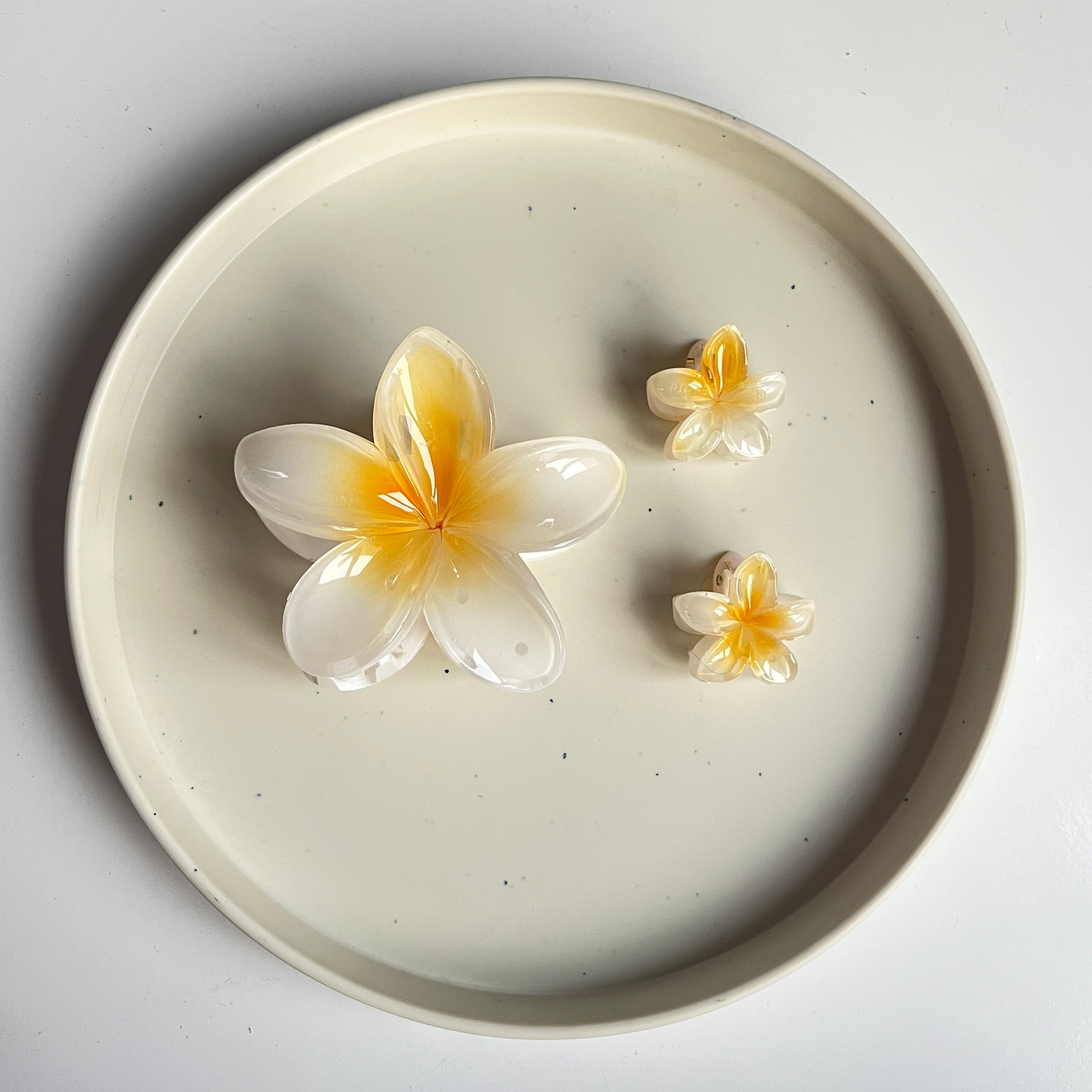 Ombre Bloom Hair Claw Set (3 Pcs)