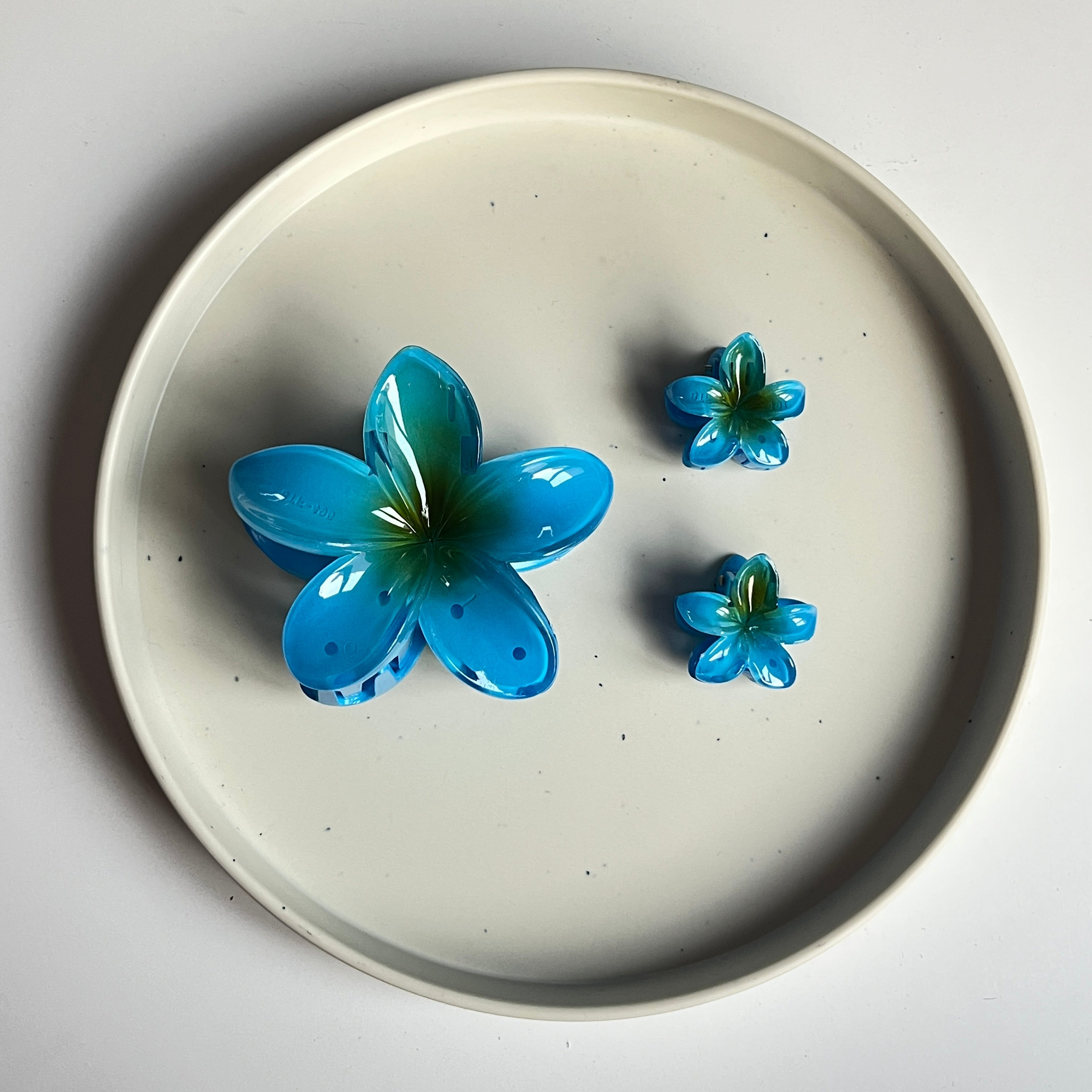 Ombre Bloom Hair Claw Set (3 Pcs)