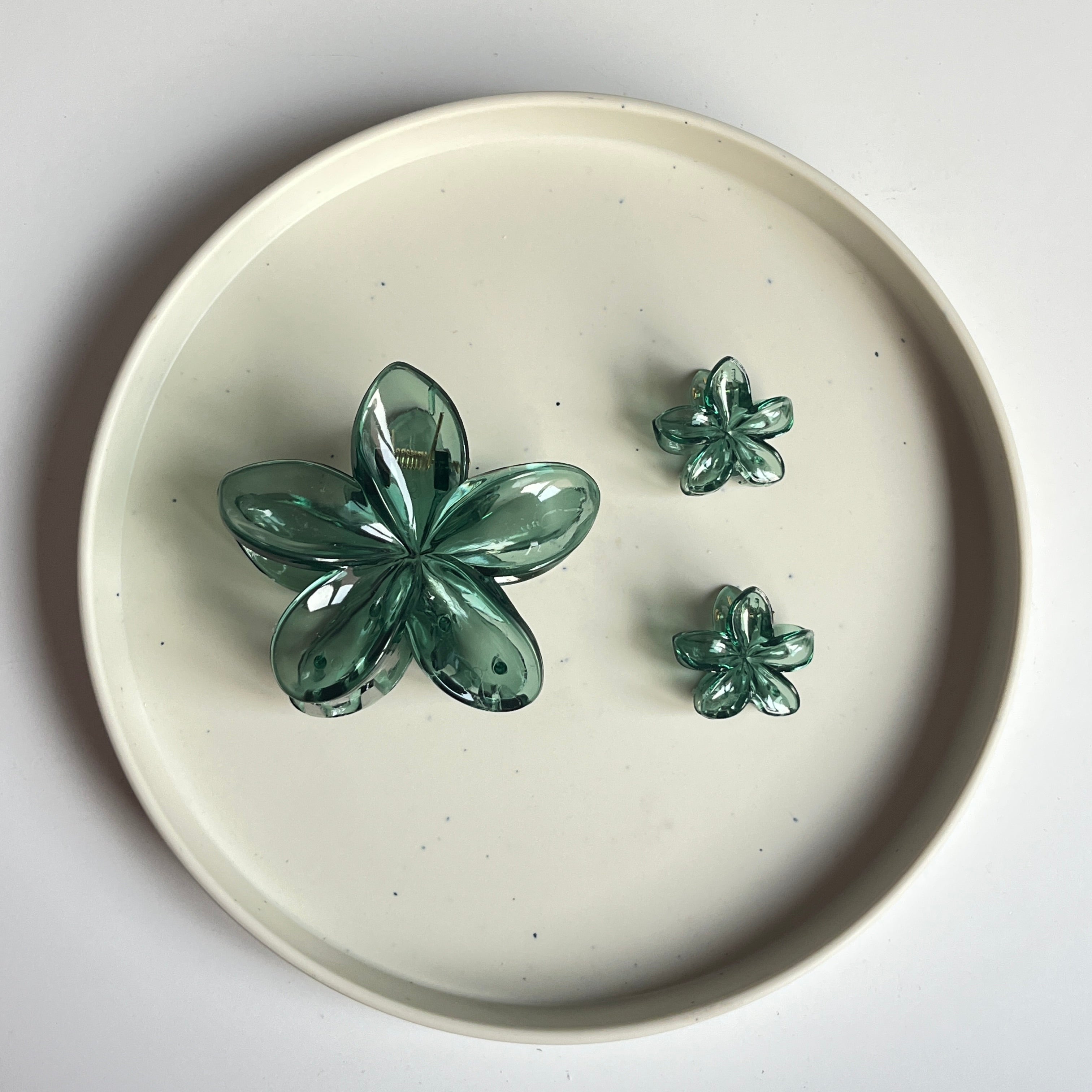 Flower Hair Claw Set (30 Pcs)