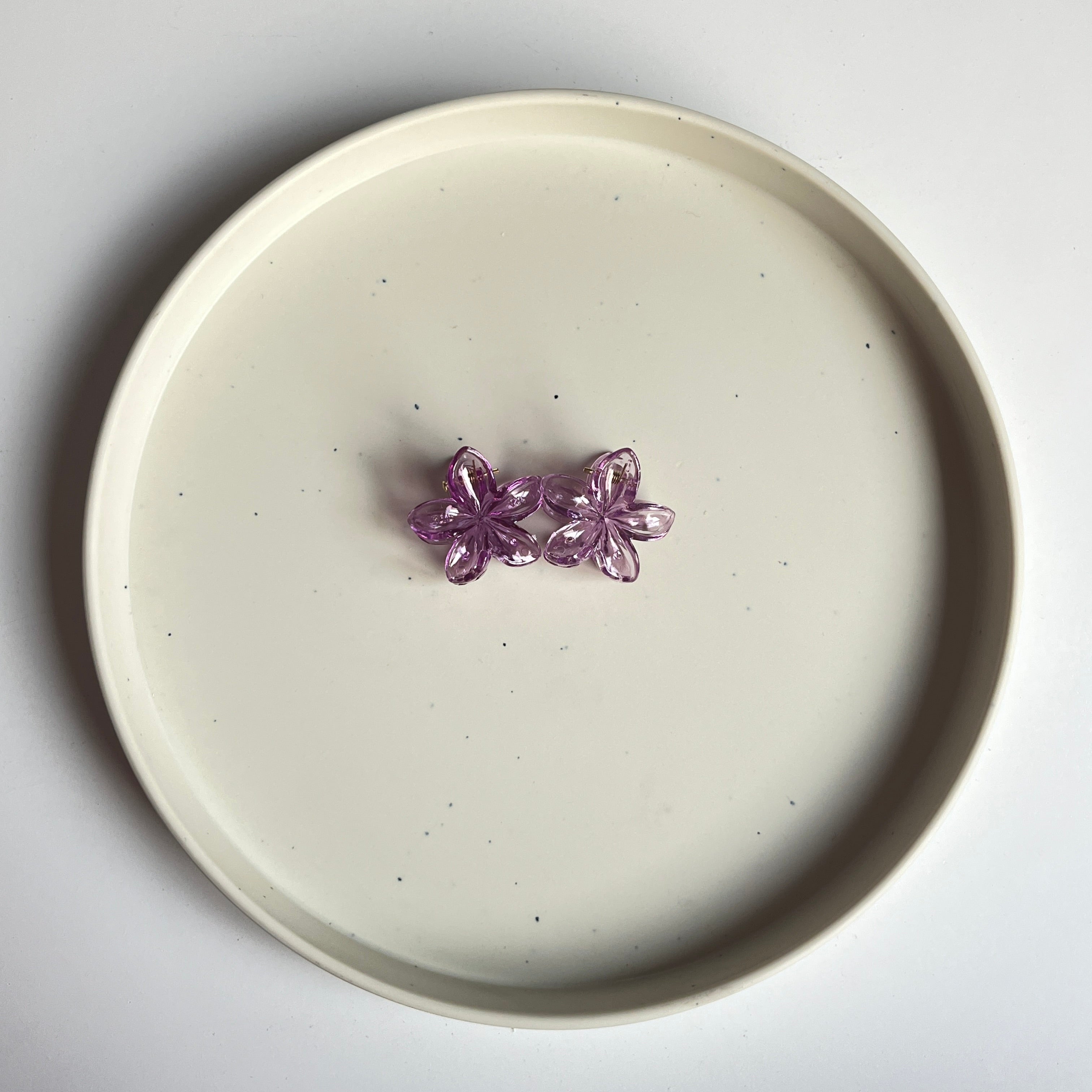 Flower Mini Hair Claw Set (2 Pcs)