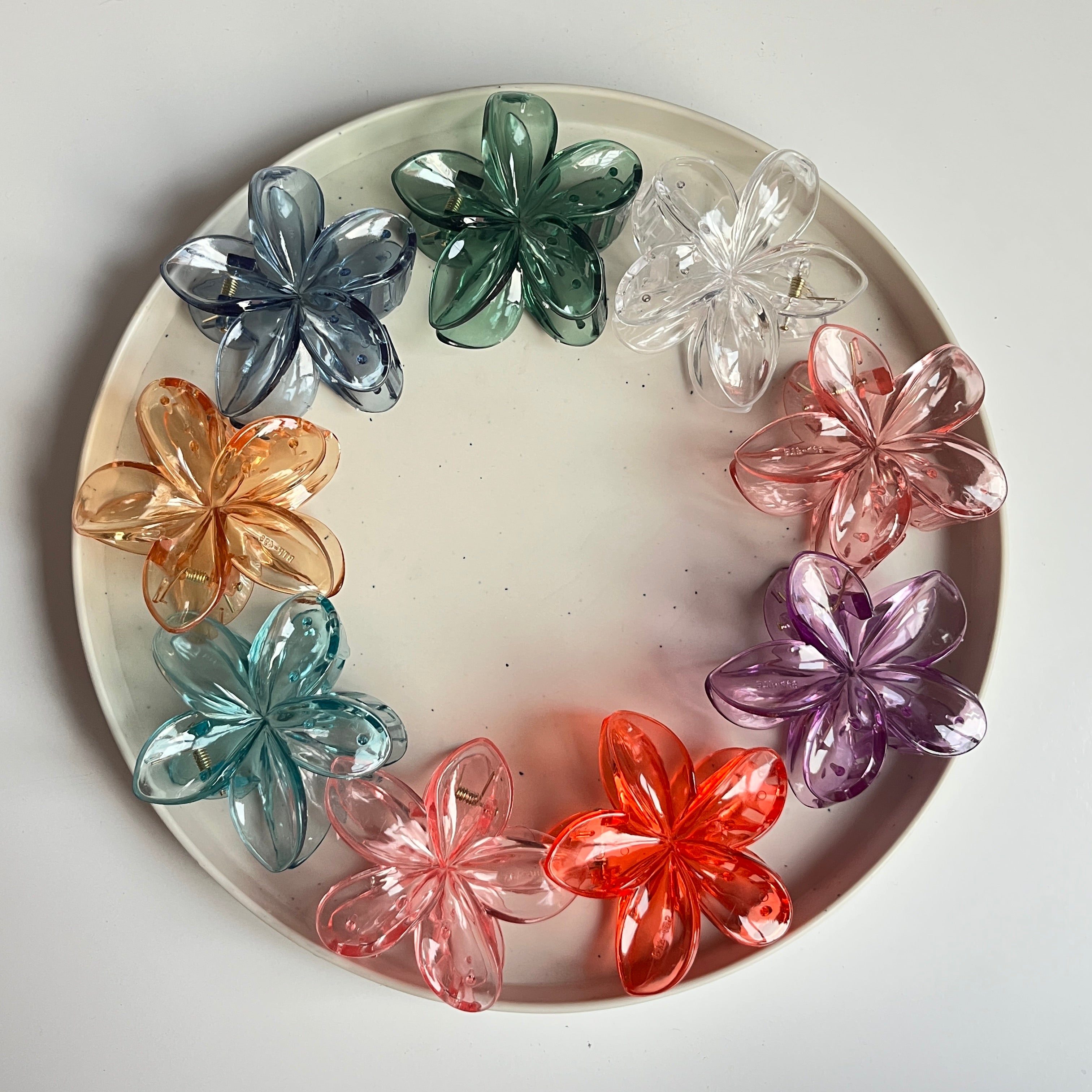 Flower Hair Claw Set (30 Pcs)