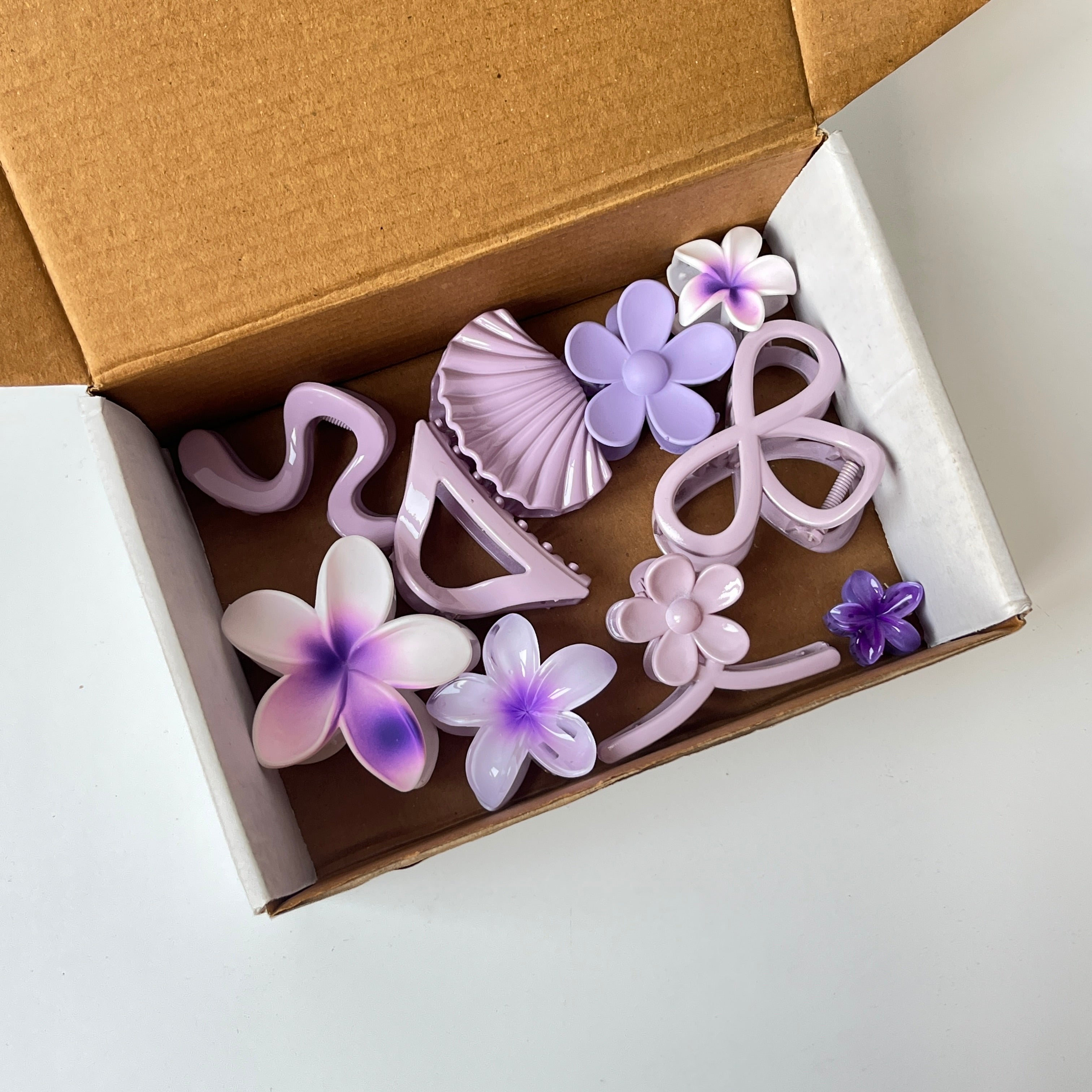 Lavender Muse Claw Set of 10