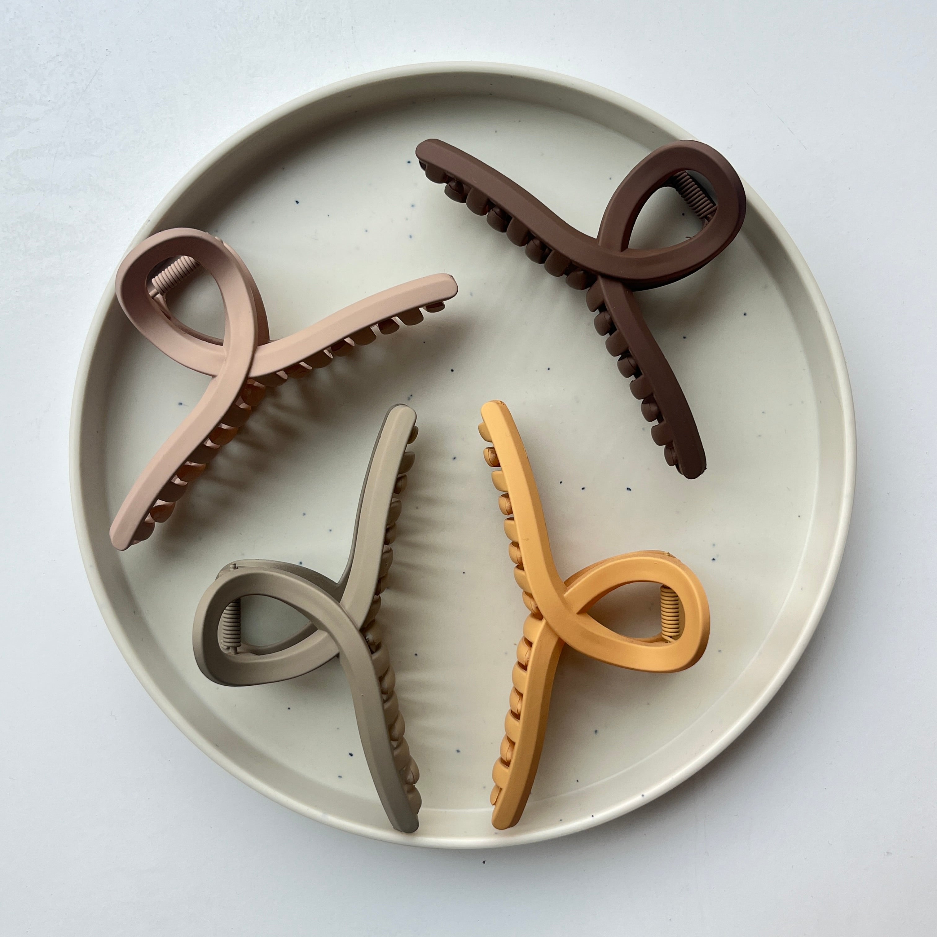 Infinity Loop Large Hair Claw (12 pcs)