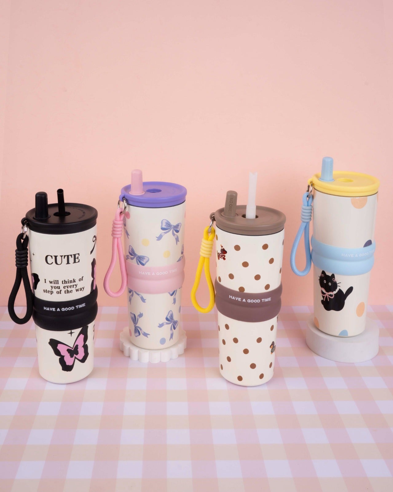 710 ML Stainless Steel Insulated Tumbler with Straw
