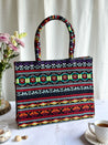 NiceG Hounds tooth Multi Tote