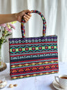 NiceG Hounds tooth Multi Tote